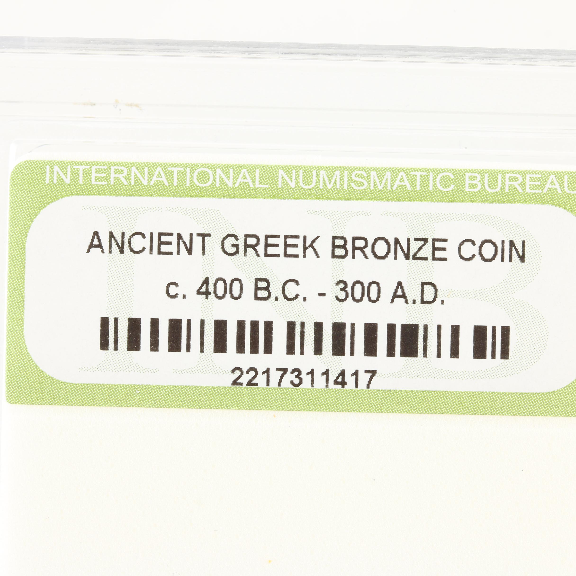 Ten Ancient Greek Bronze Coins