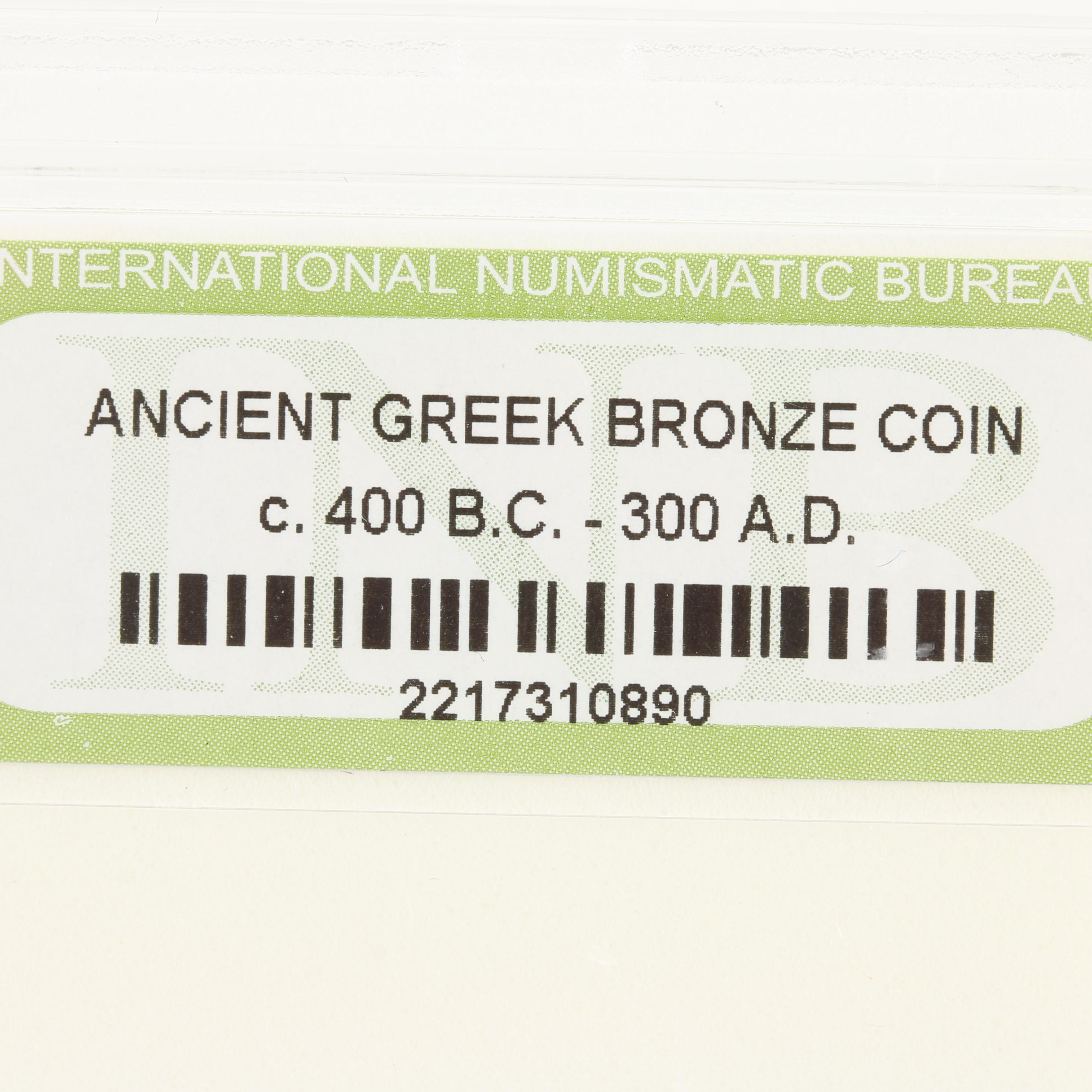 Ten Ancient Greek Bronze Coins
