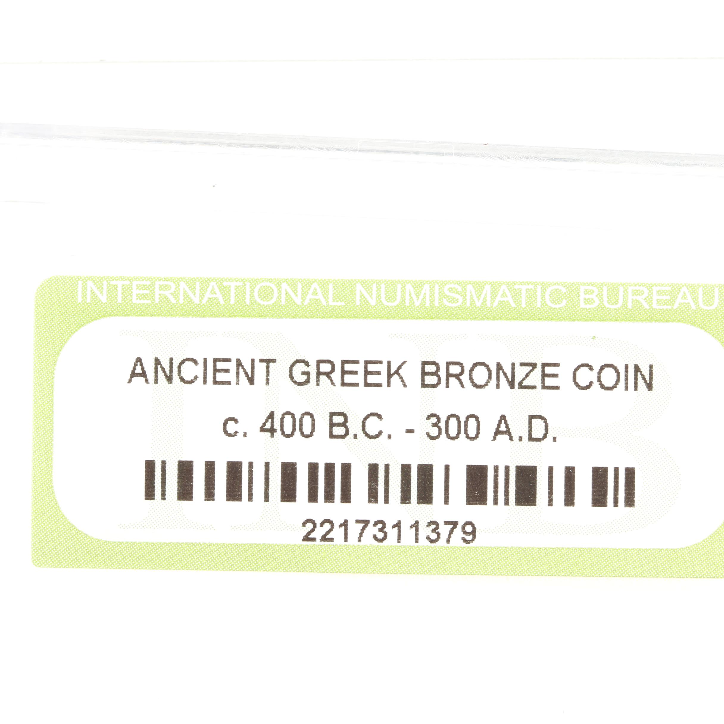 Ten Ancient Greek Bronze Coins