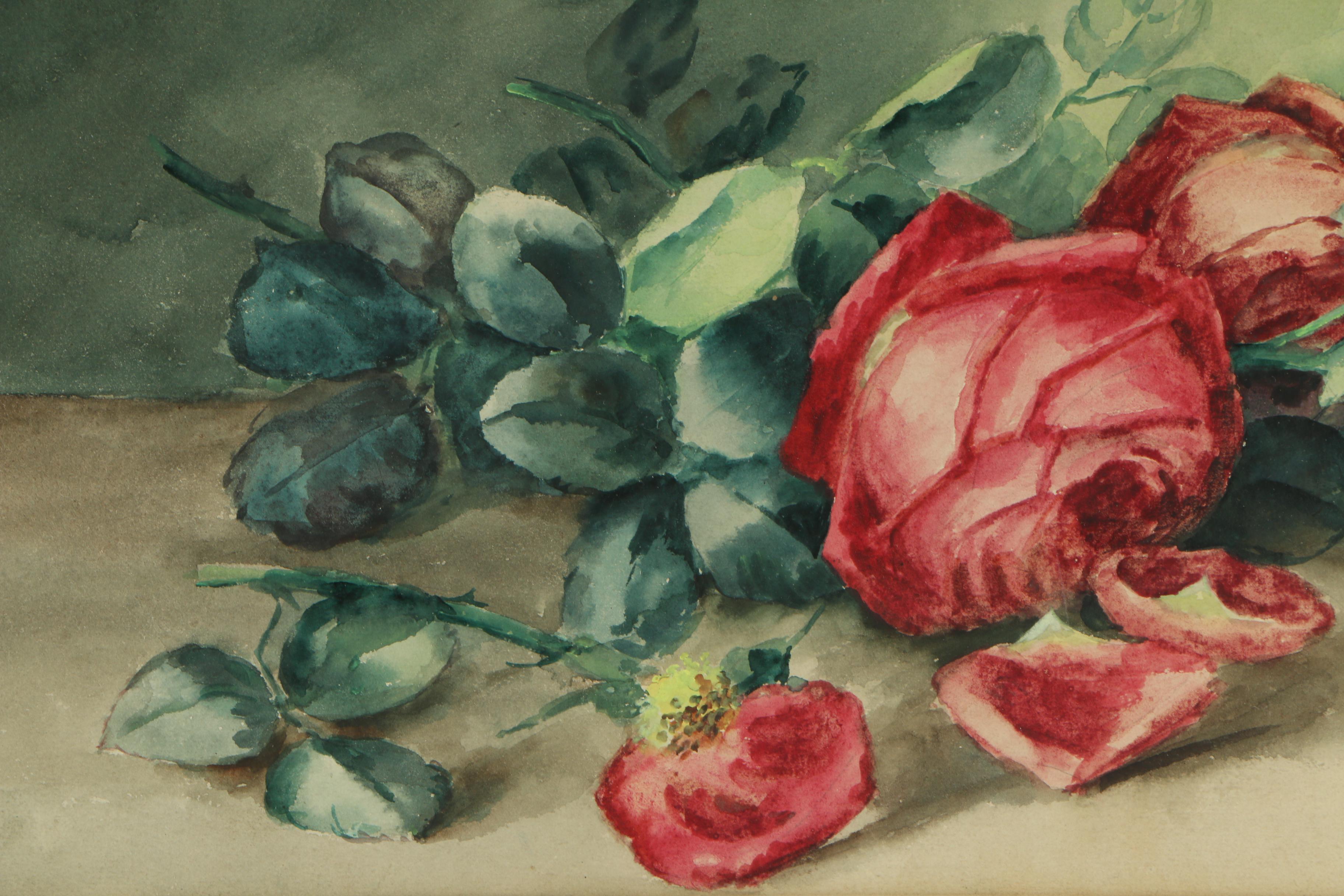 E.J. Fischer Watercolor Painting