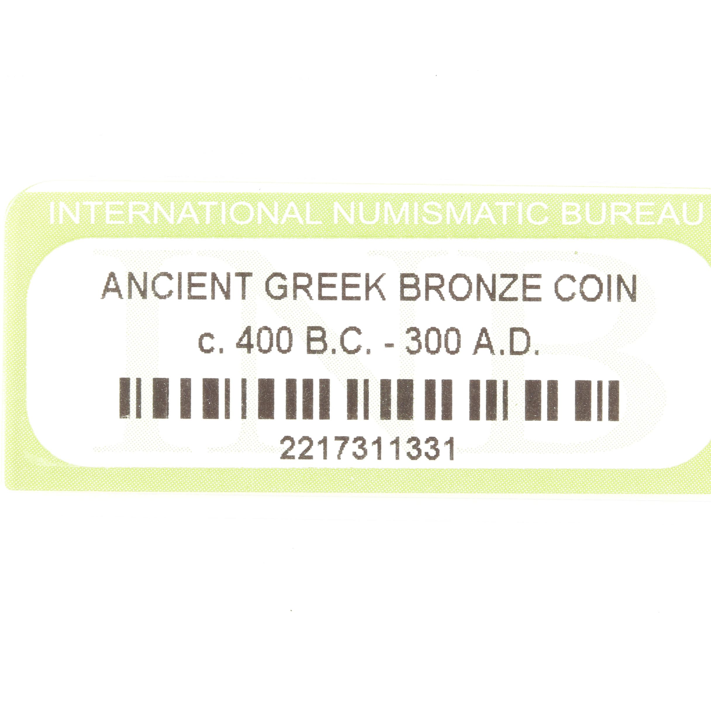 Ten Ancient Greek Bronze Coins