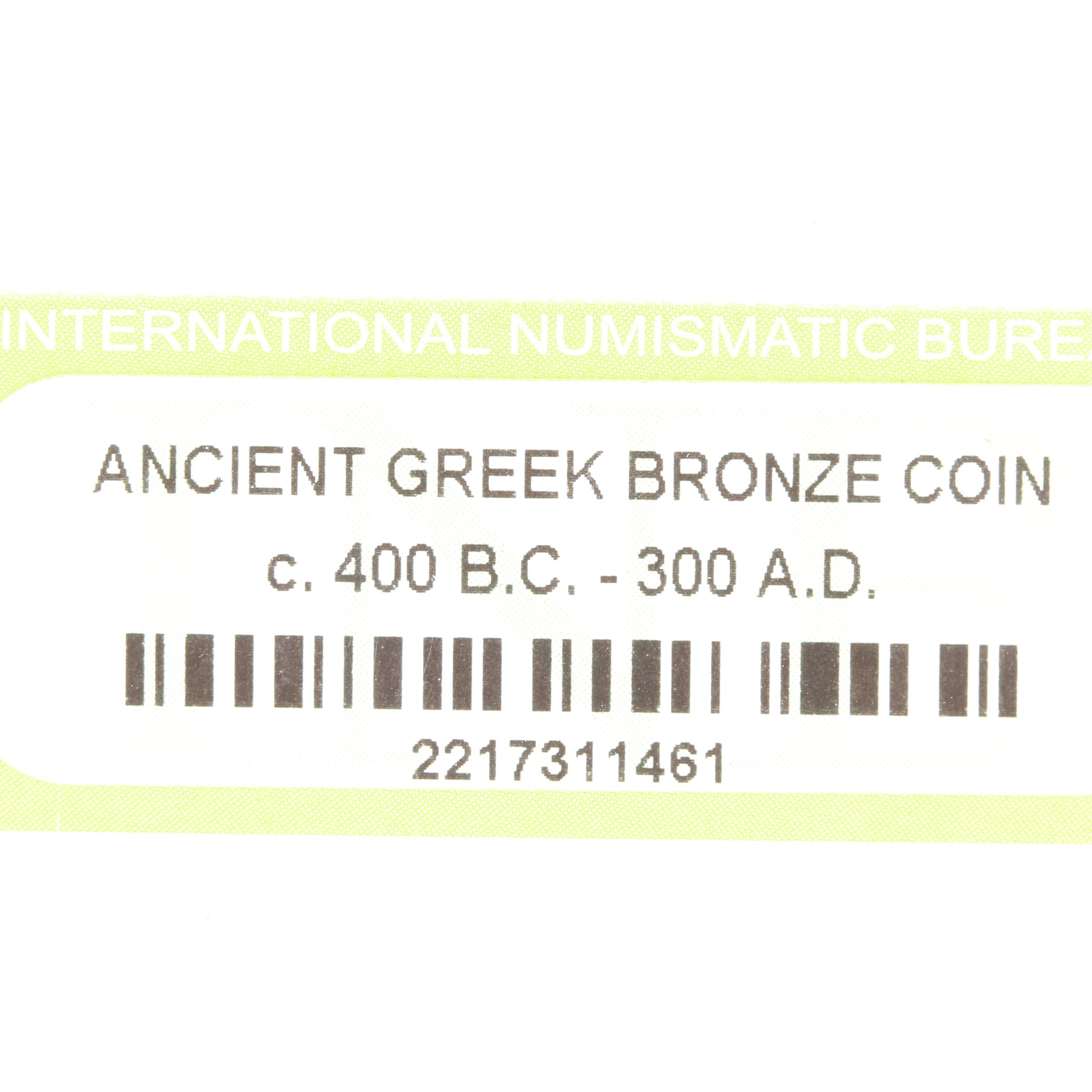 Ten Ancient Greek Bronze Coins