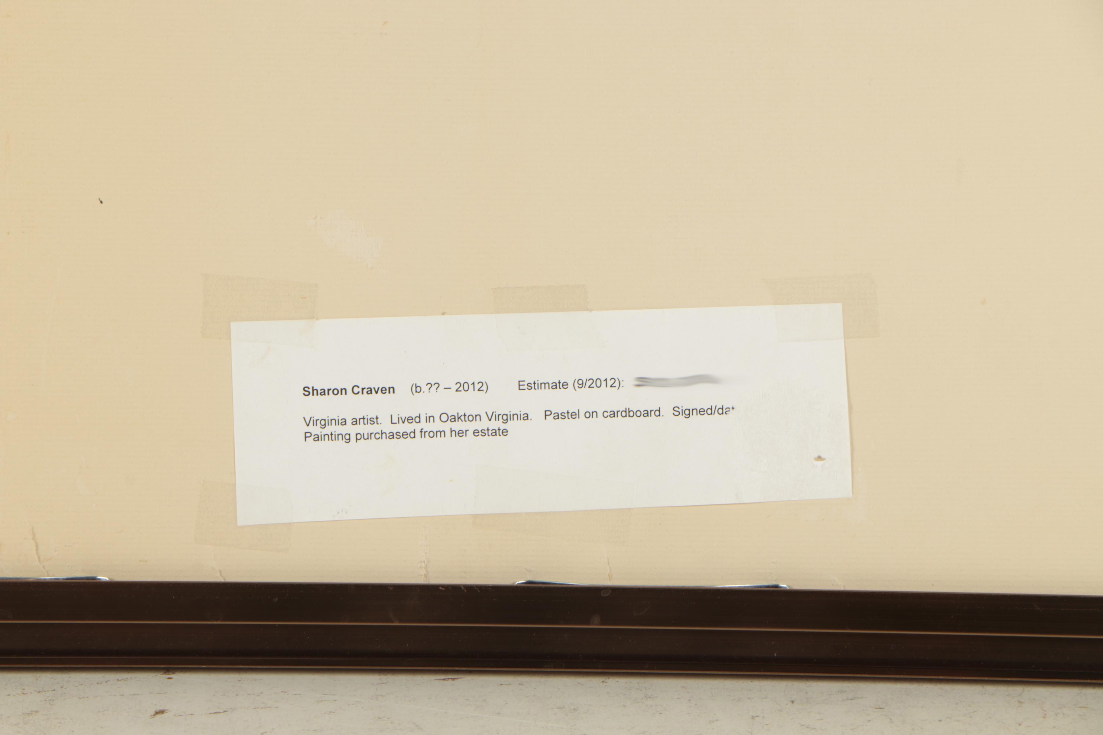 Sharon Craven Pastel Drawing