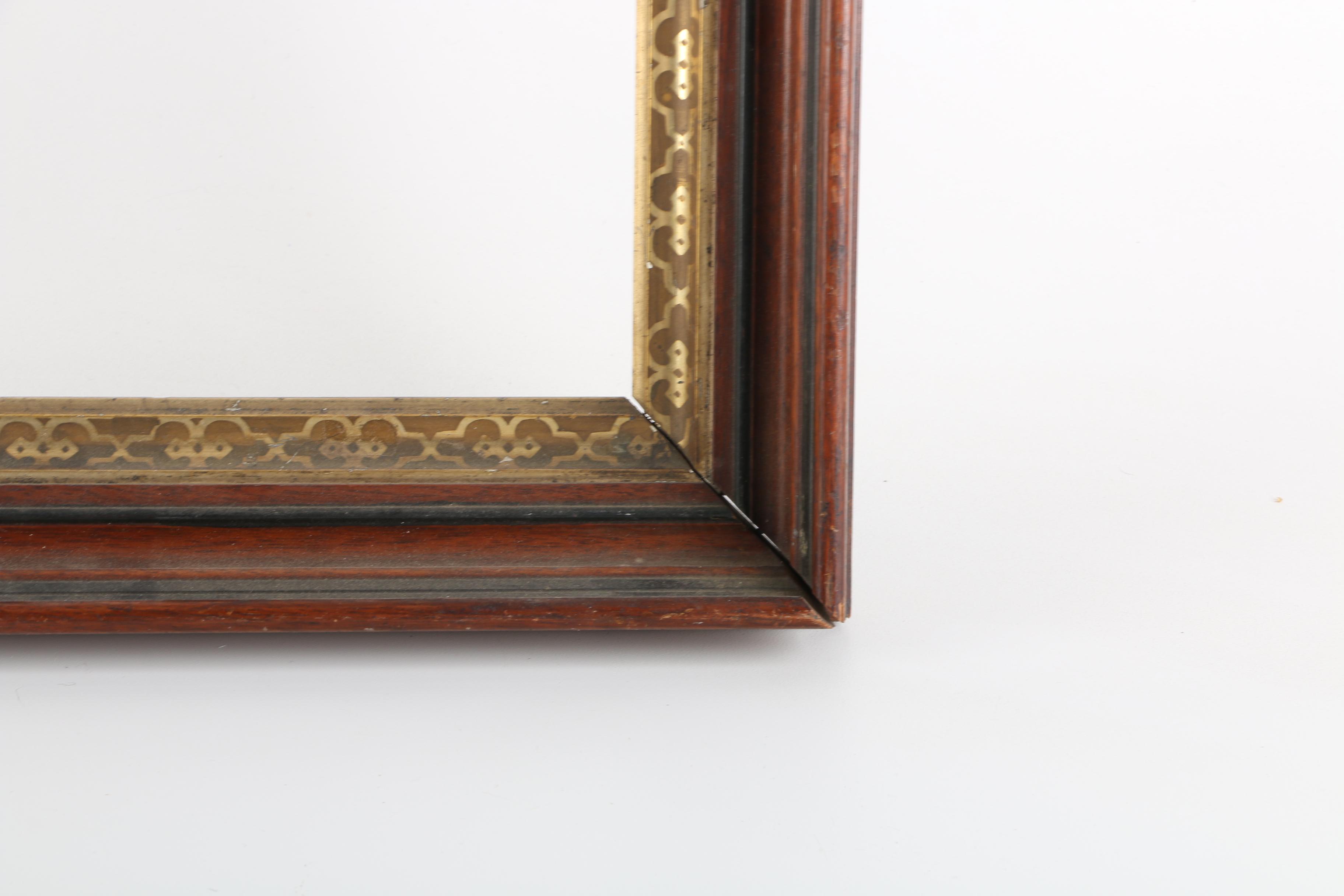 Contemporary Style Wooden Frame
