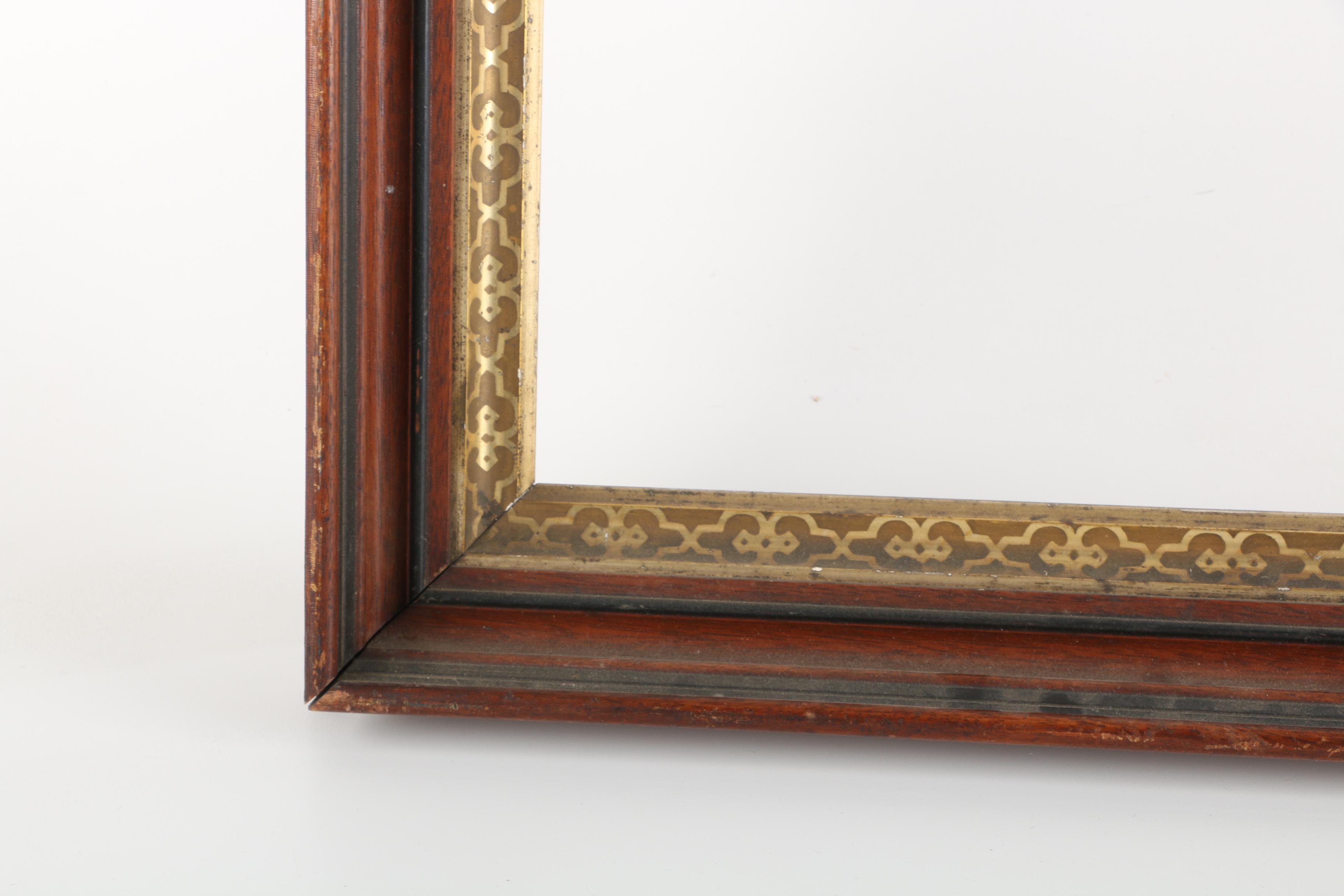 Contemporary Style Wooden Frame