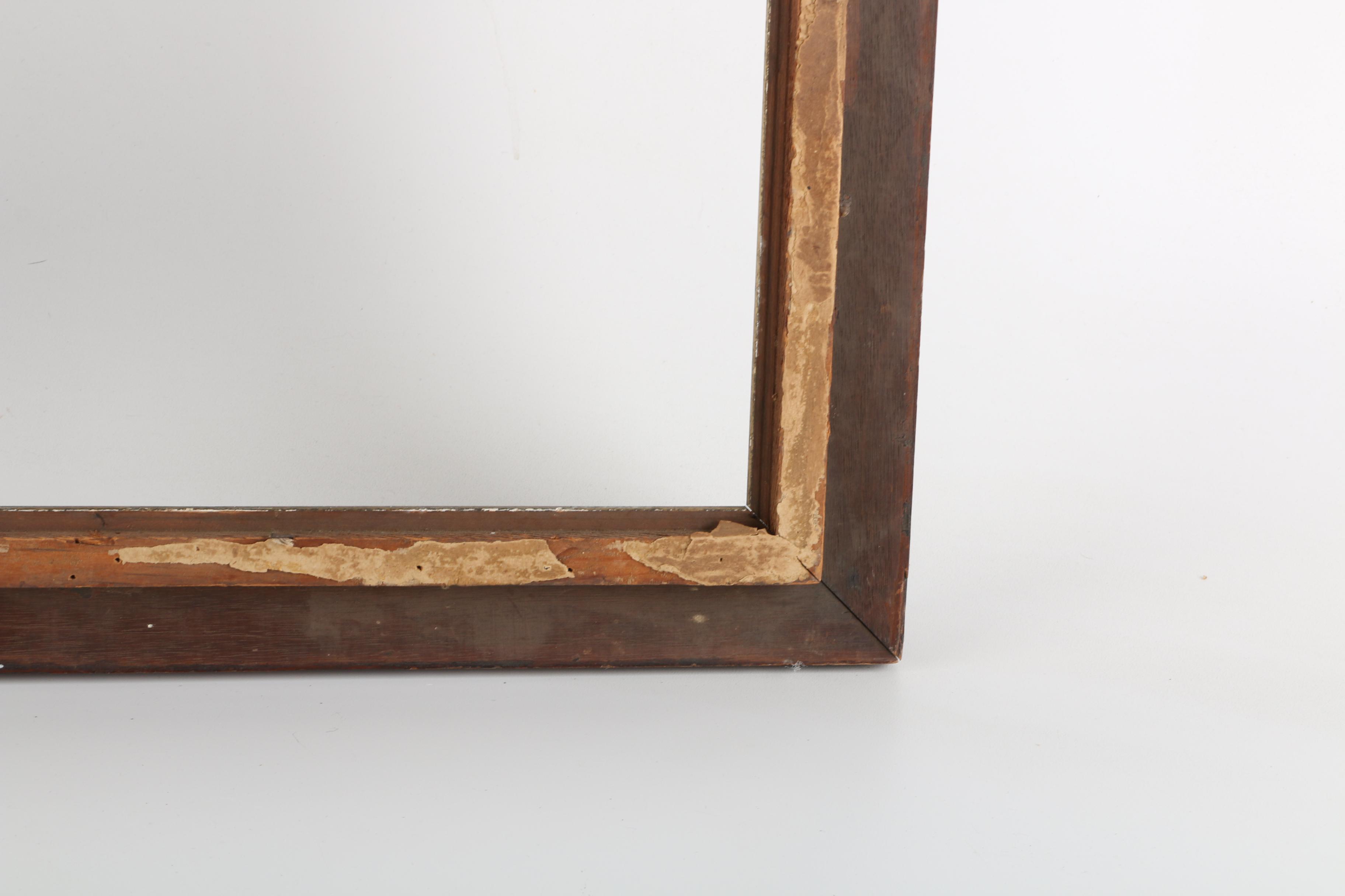 Contemporary Style Wooden Frame