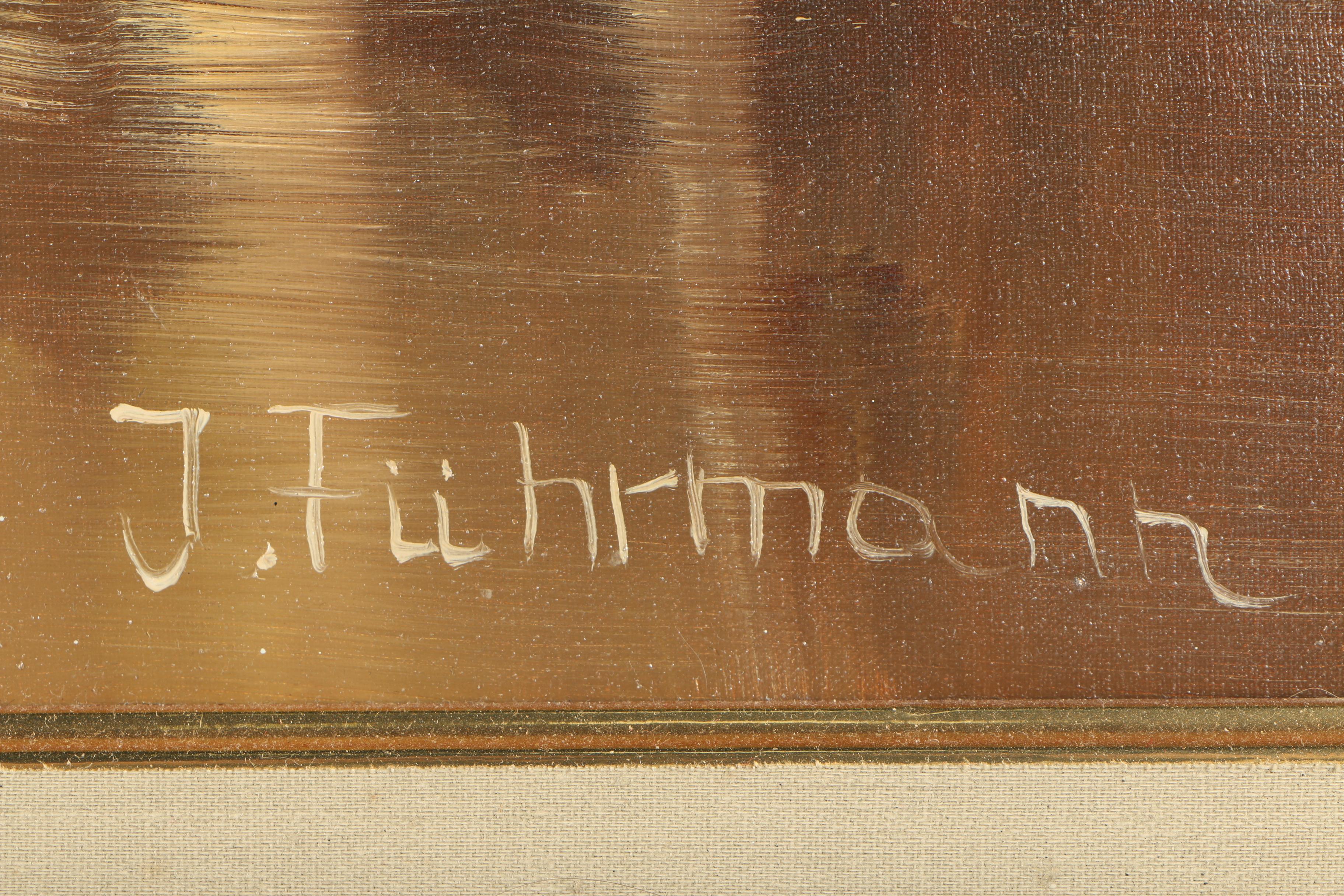 Josef Führmann Oil Painting of a Nature Scene