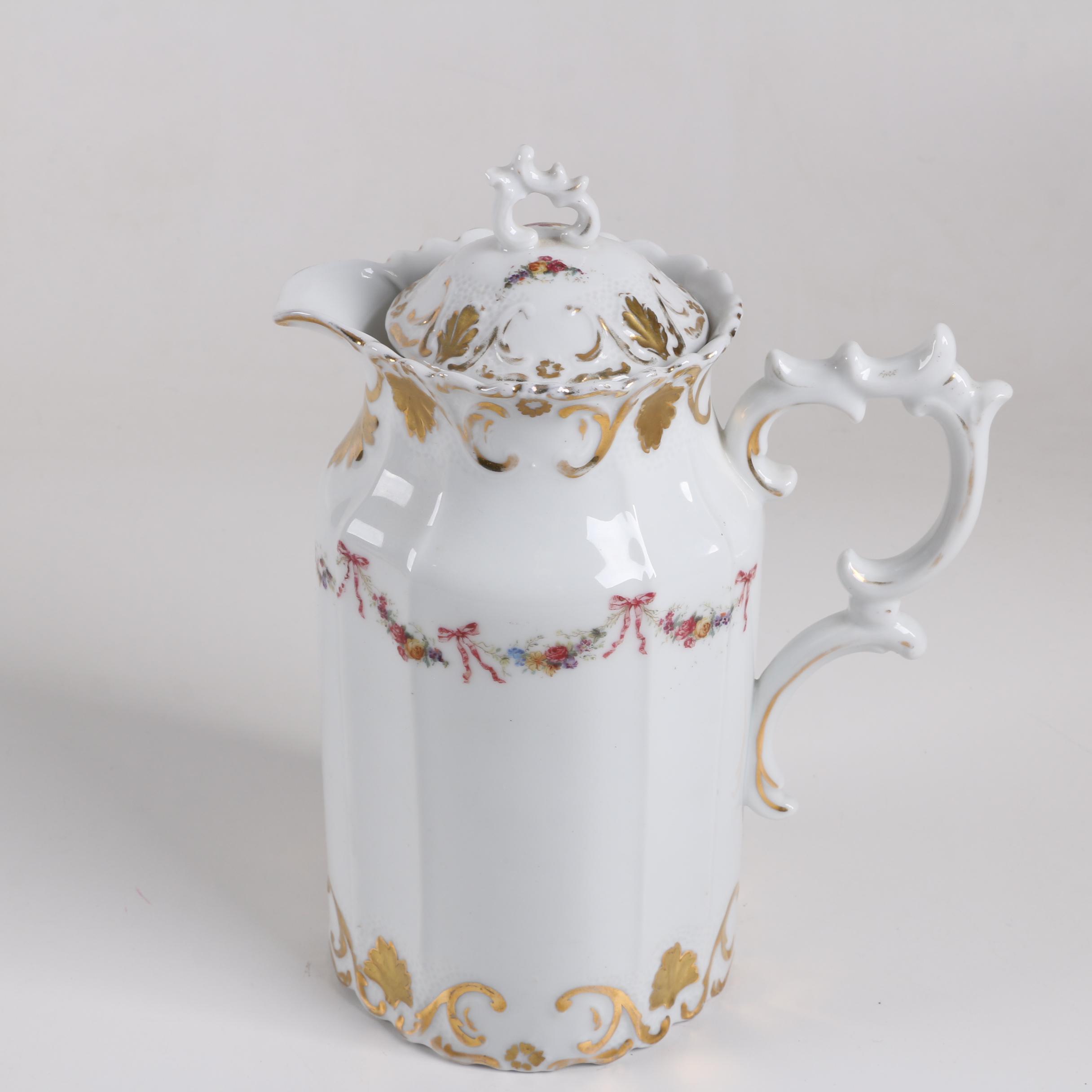 Vintage Porcelain Coffee Pot