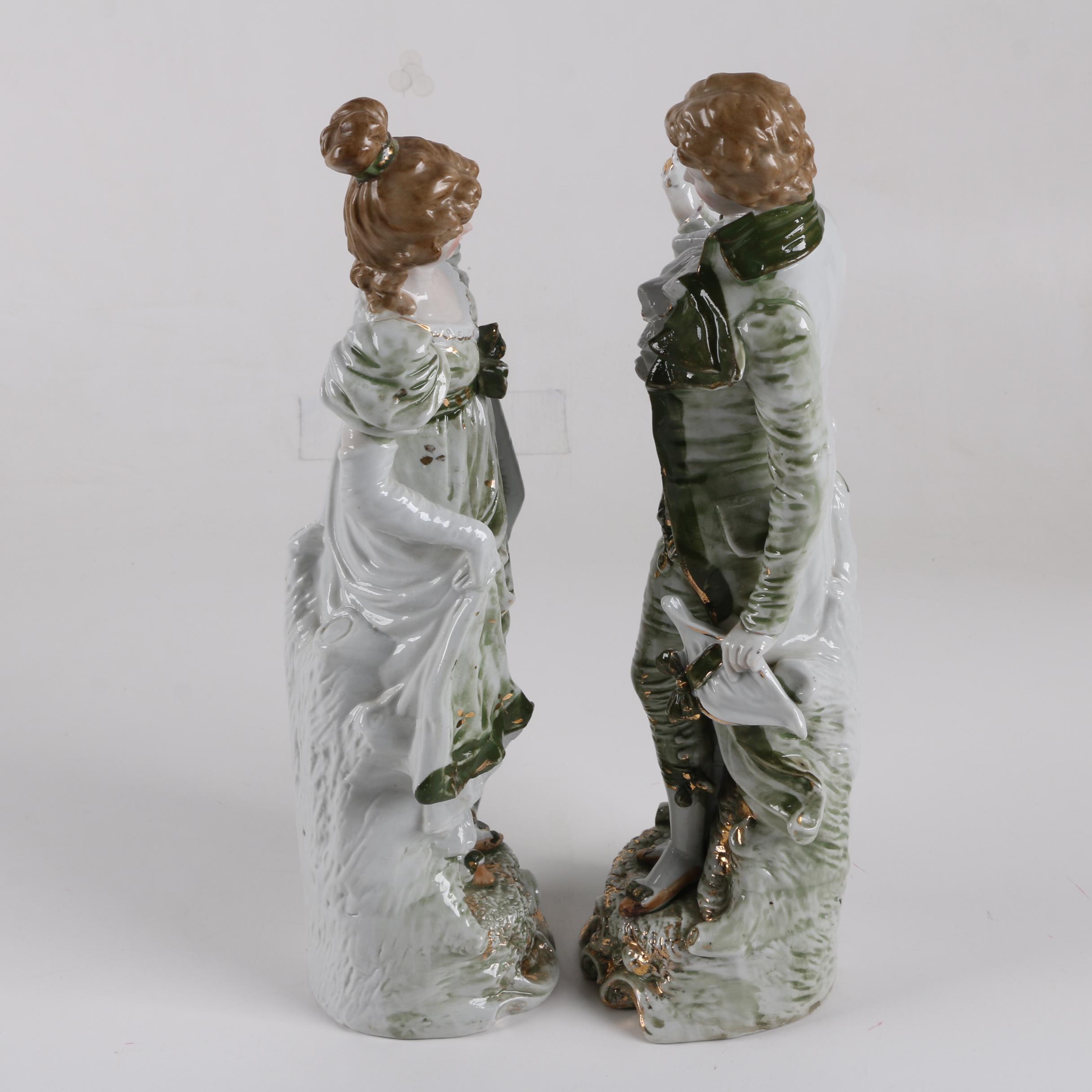 Victorian Style Ceramic Figurines
