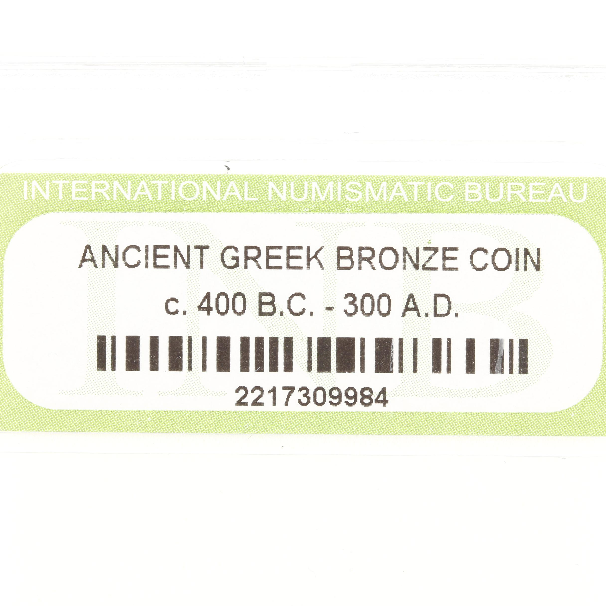 Ten Ancient Greek Bronze Coins