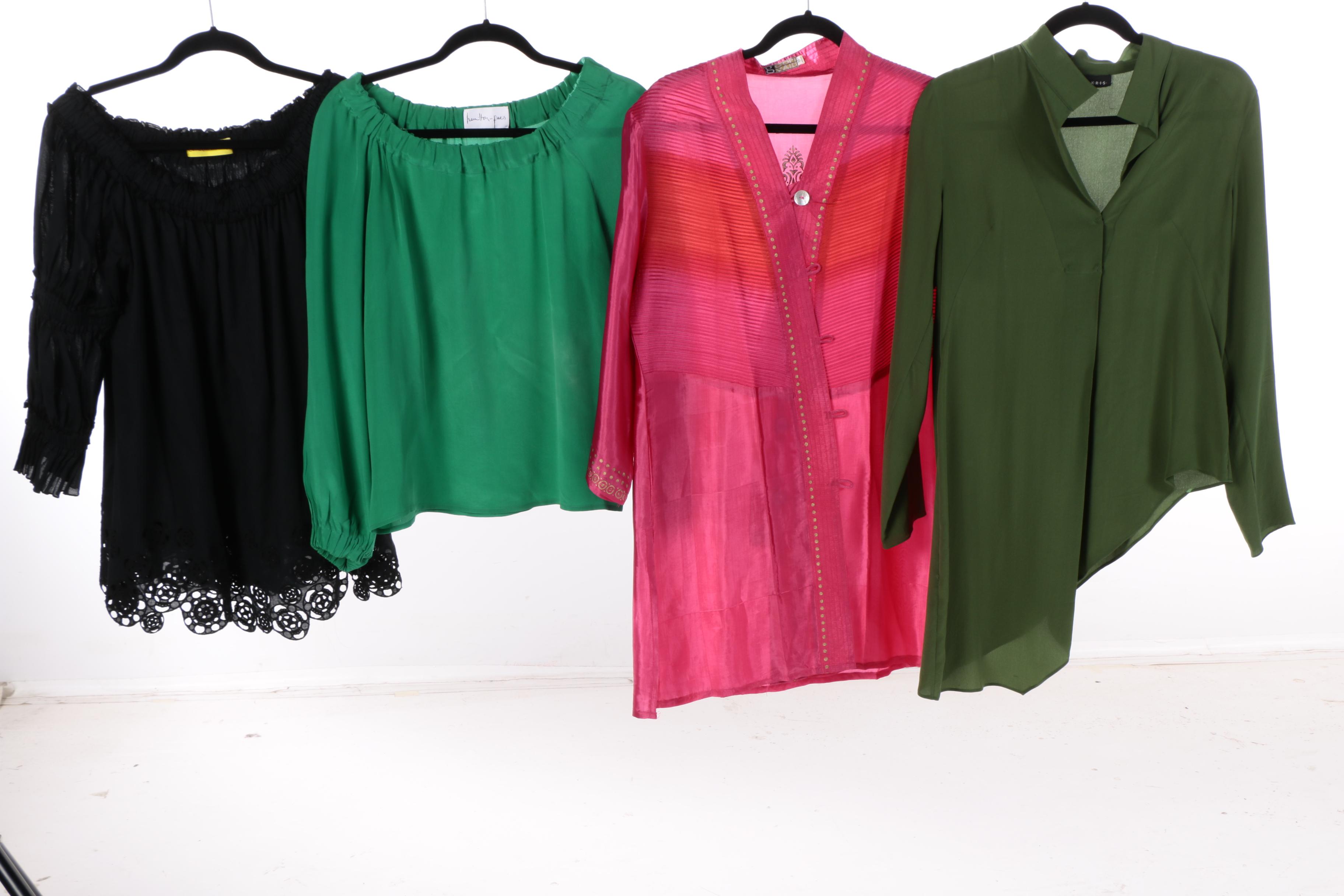 Women's Tops Including Tory Burch, Calvin Klein Collection, Zara Woman, Akris