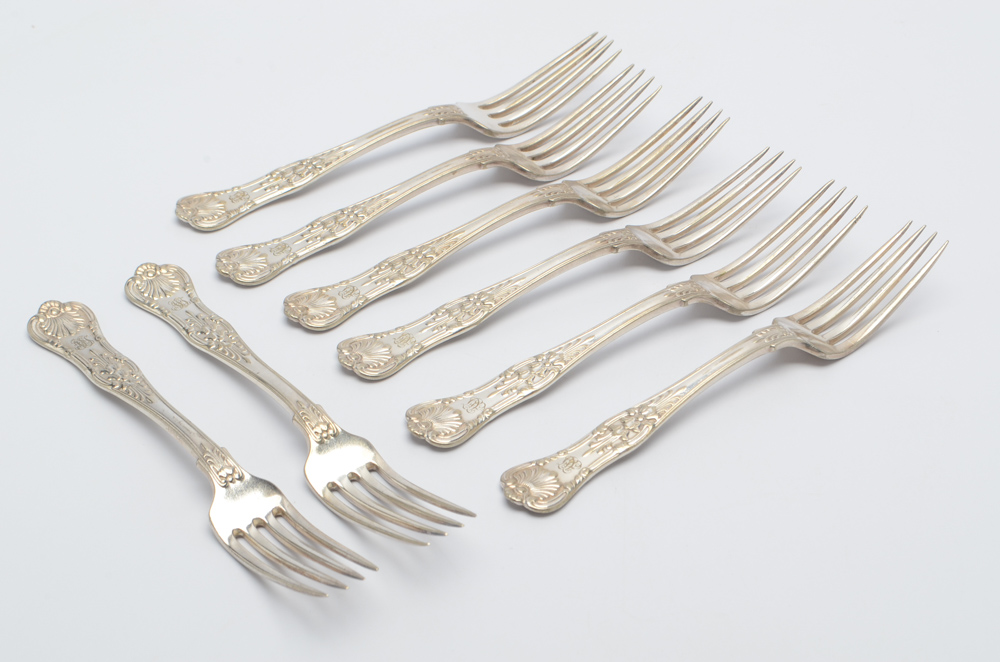 Tiffany & Co. "English King" Silver Plate Flatware
