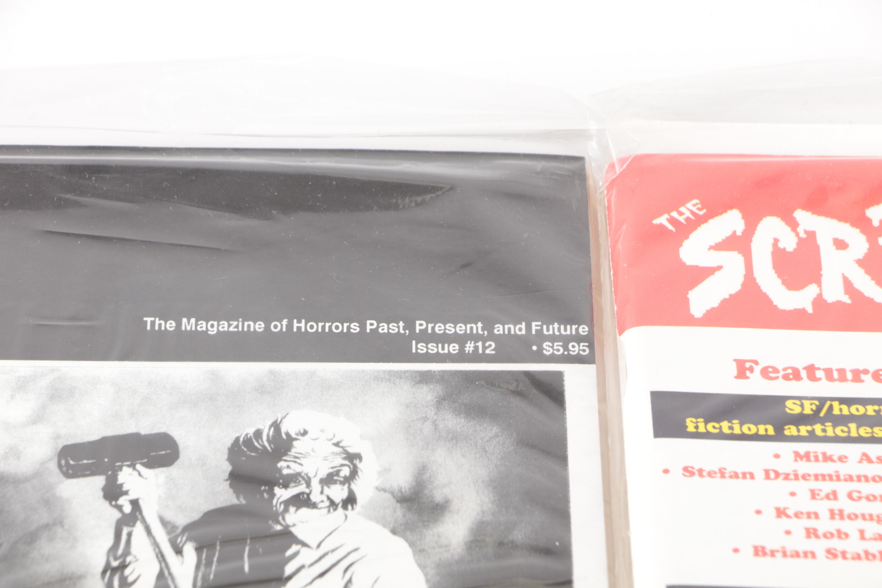 Vintage "The Scream Factory" Horror Entertainment Magazine Collection