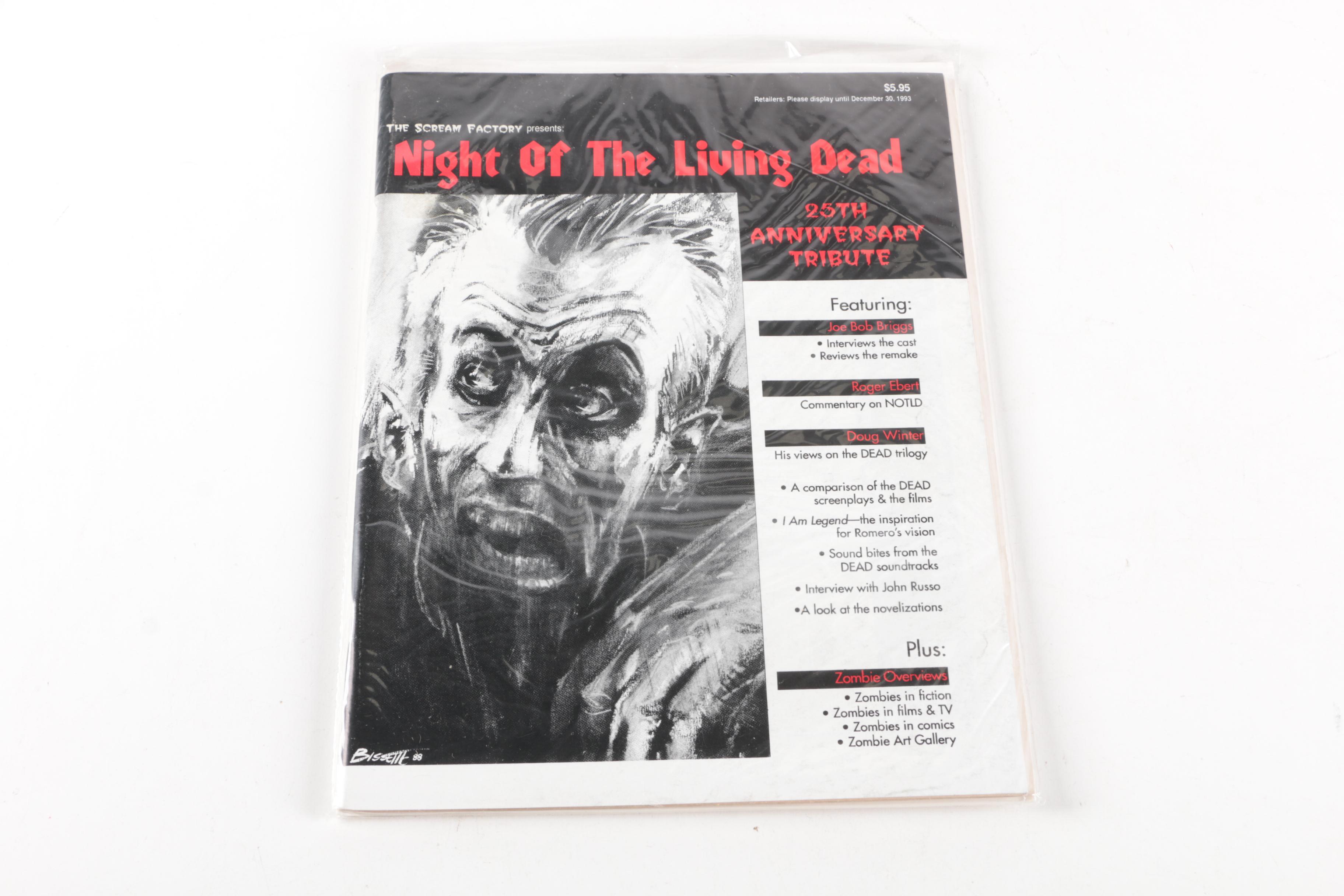 Vintage "The Scream Factory" Horror Entertainment Magazine Collection