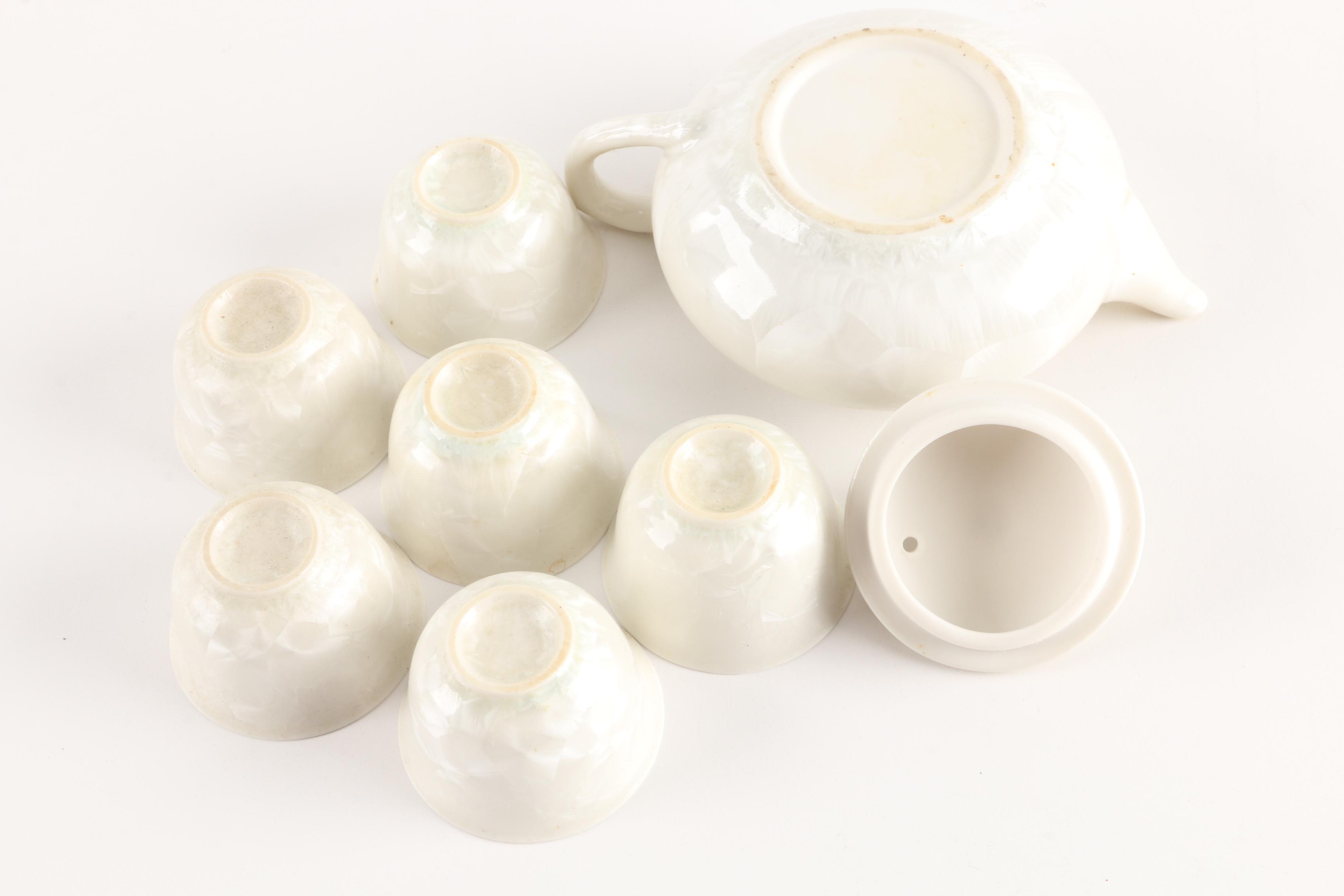 Crystalline Glazed Porcelain Tableware After Frank Neef