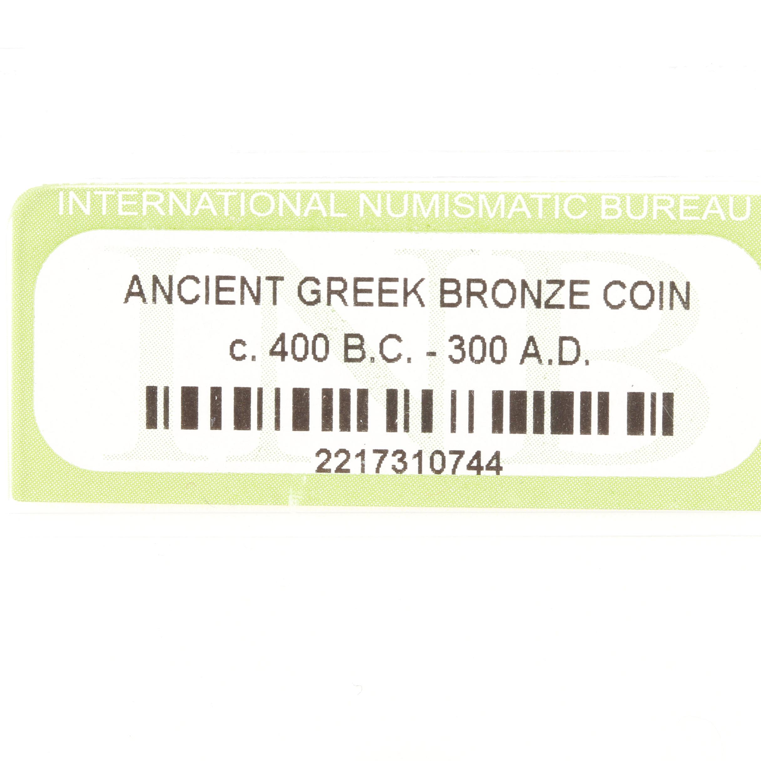 Ten Ancient Greek Bronze Coins