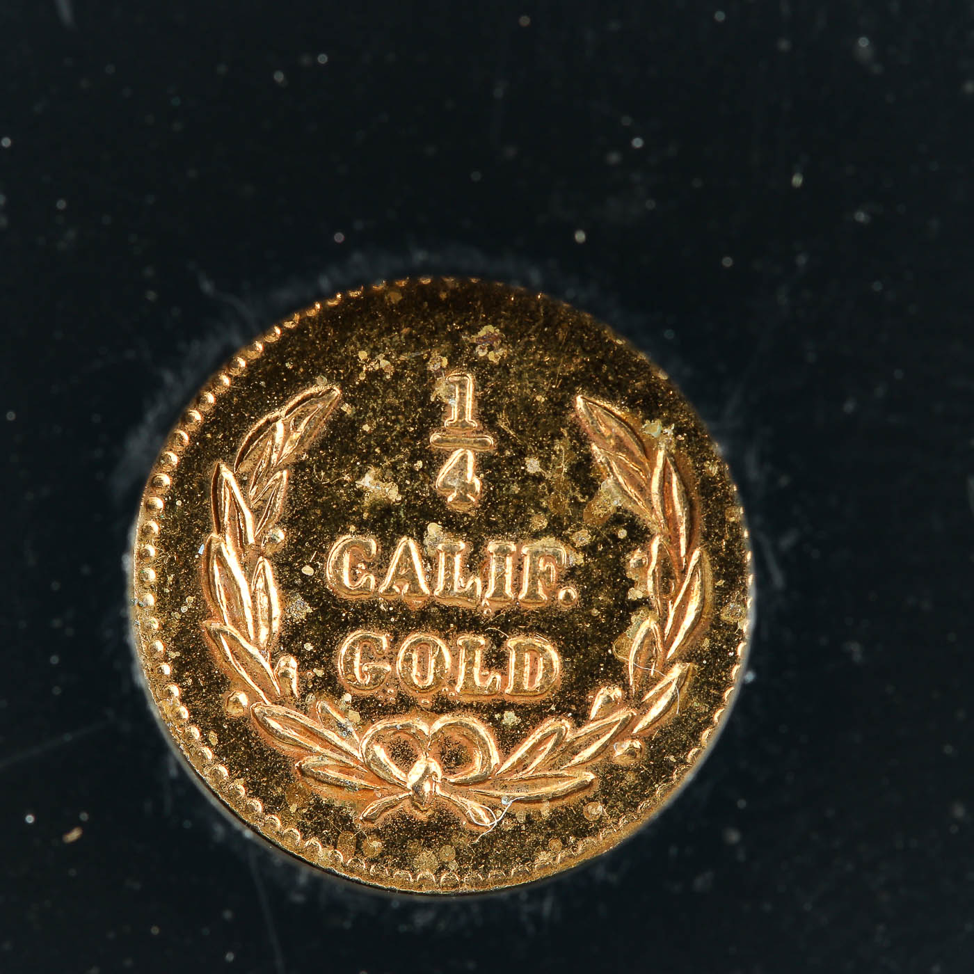 Group of Five Replica Souvenir California Gold Tokens