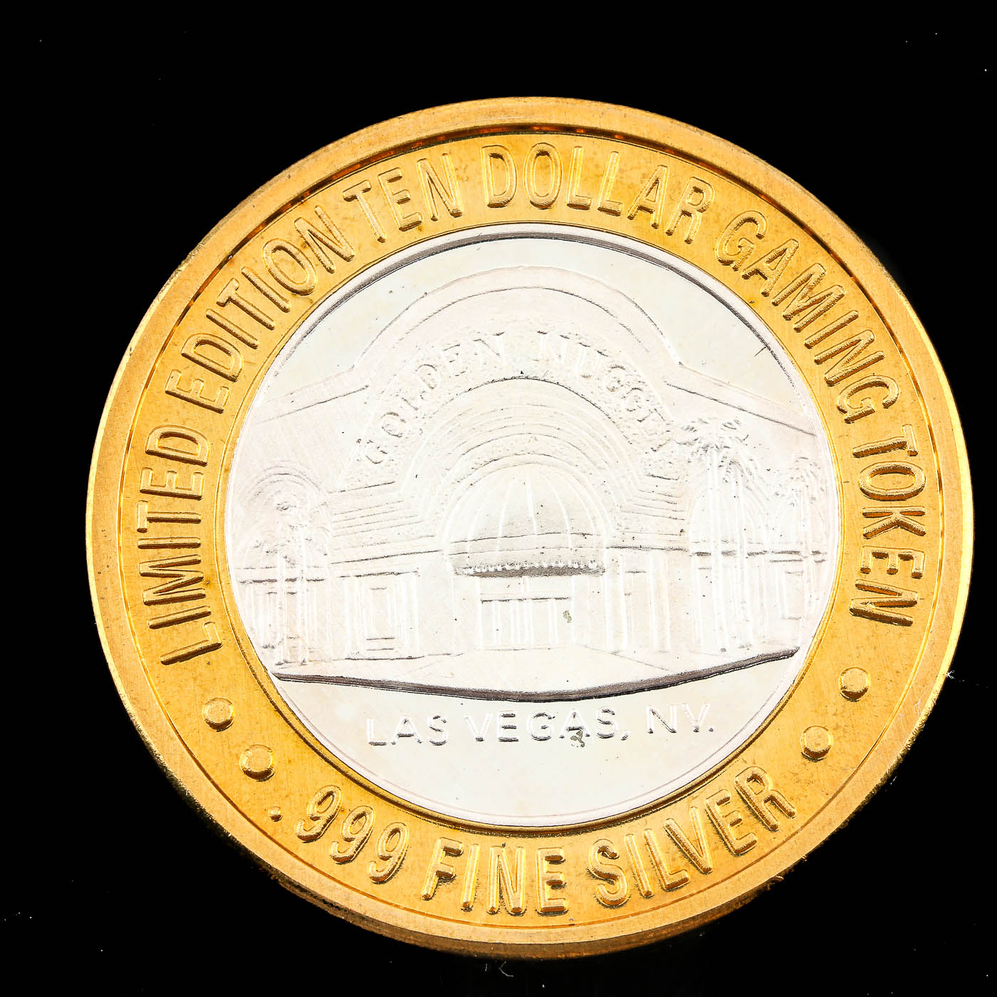 Limited Edition $10 Gaming Token From the Golden Nugget Casino