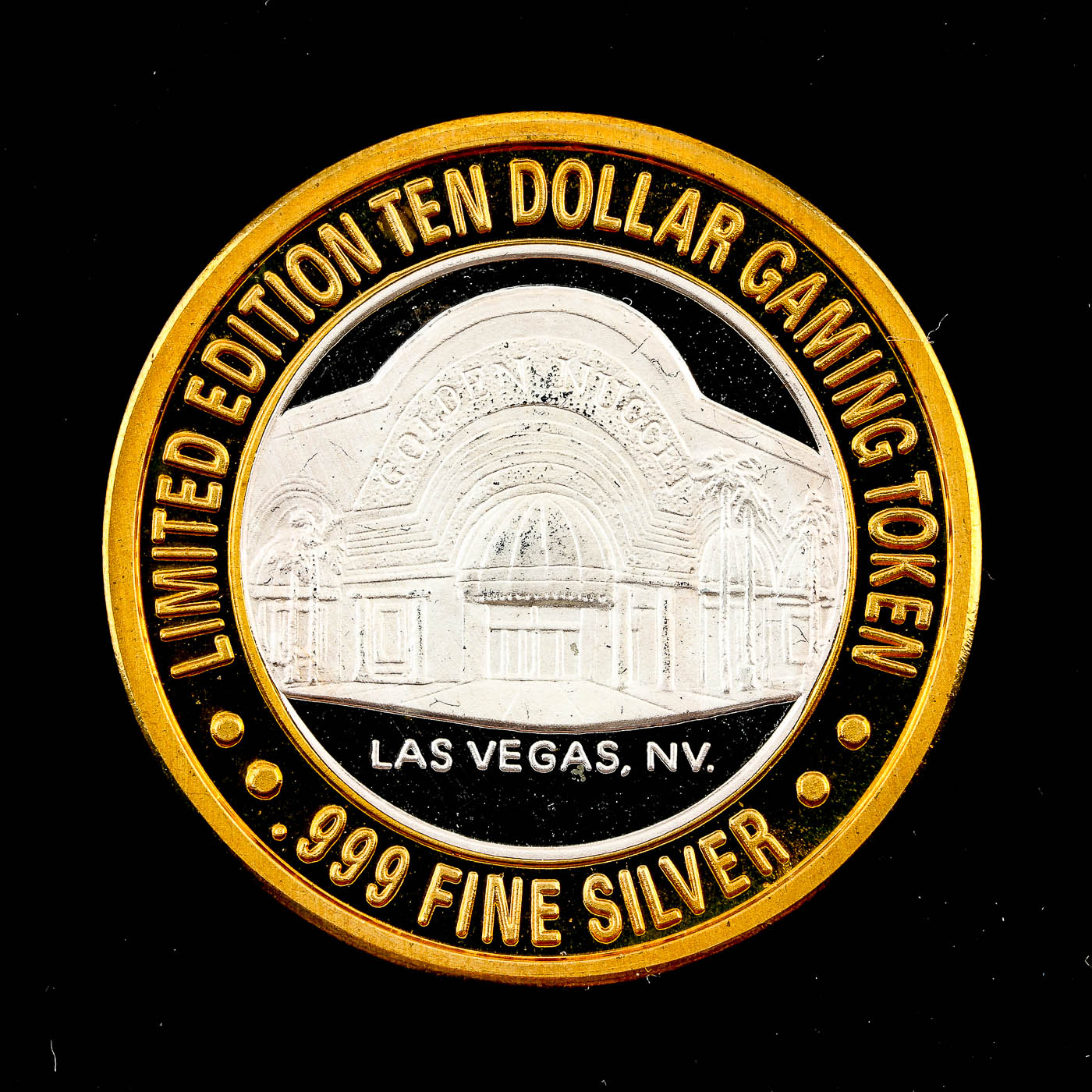 Limited Edition $10 Gaming Token From the Golden Nugget Casino