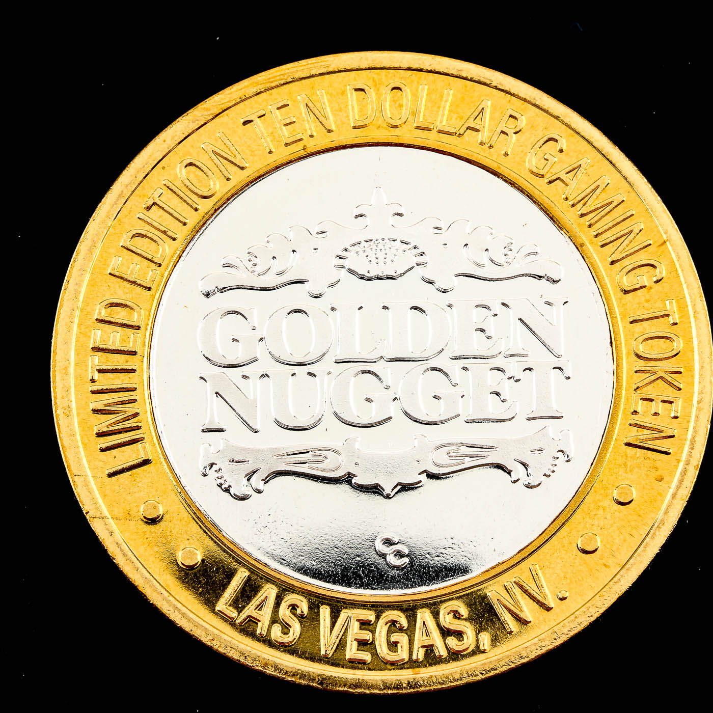 Limited Edition $10 Gaming Token From the Golden Nugget Casino