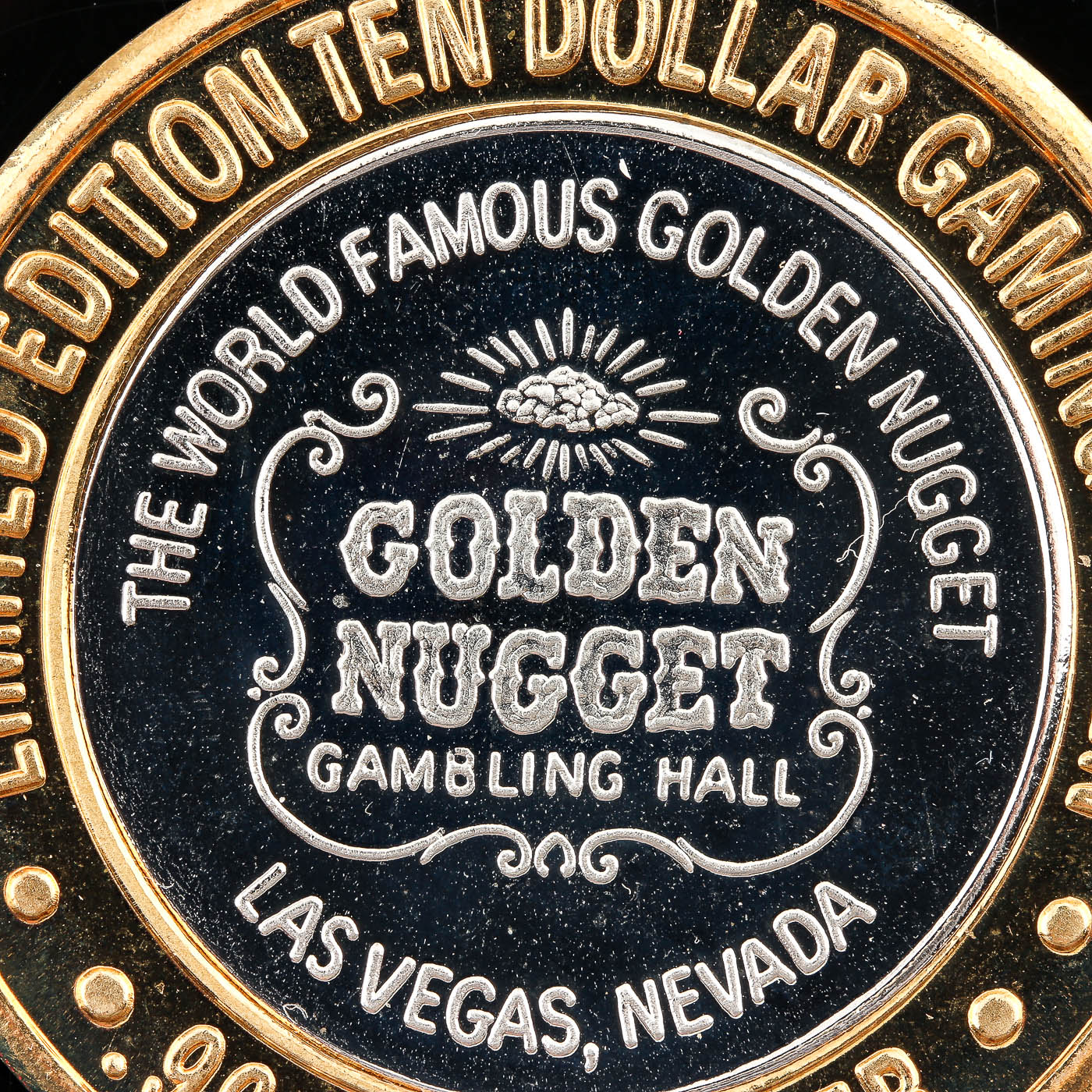 Limited Edition $10 Gaming Token From the Golden Nugget Casino