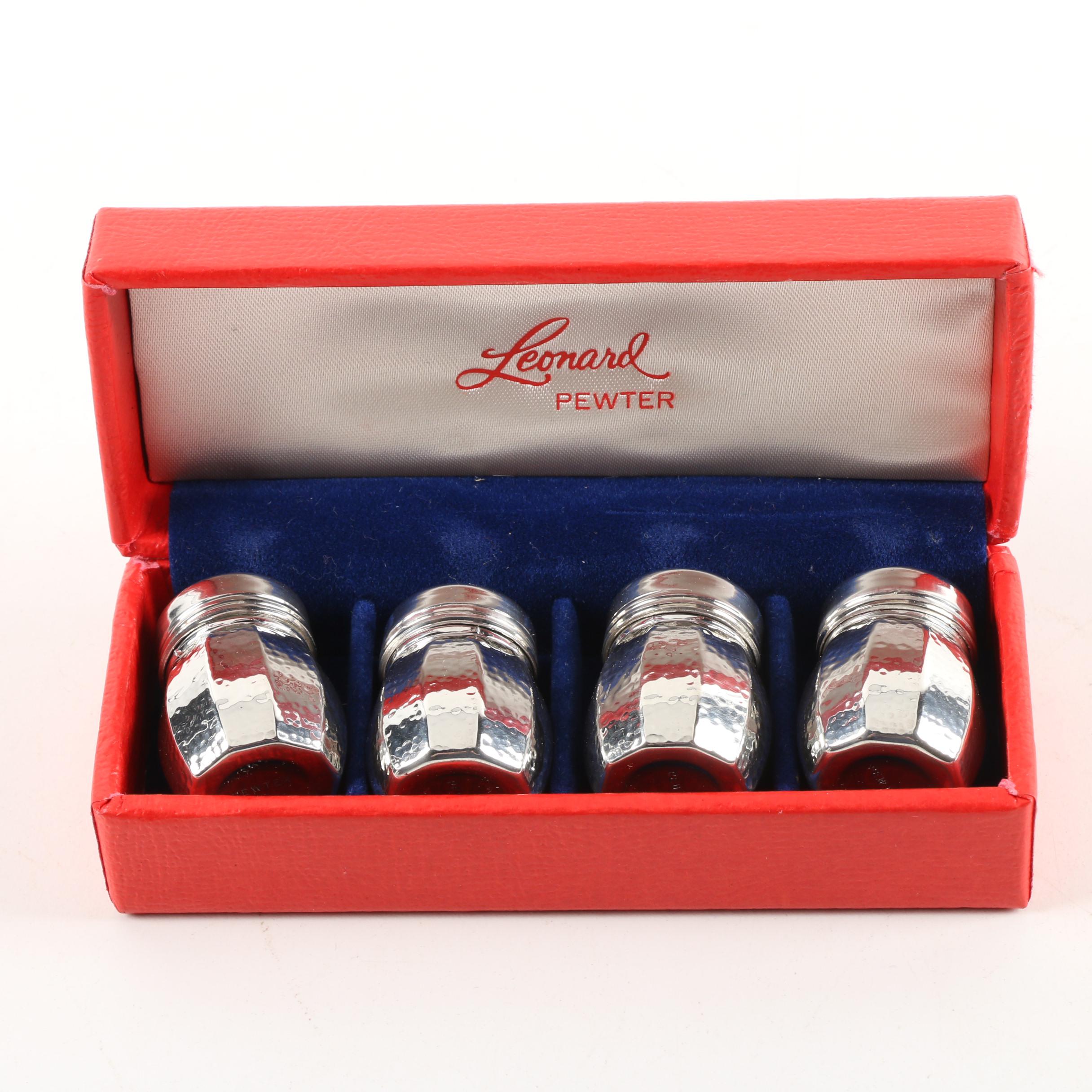Leonard Pewter Shakers
