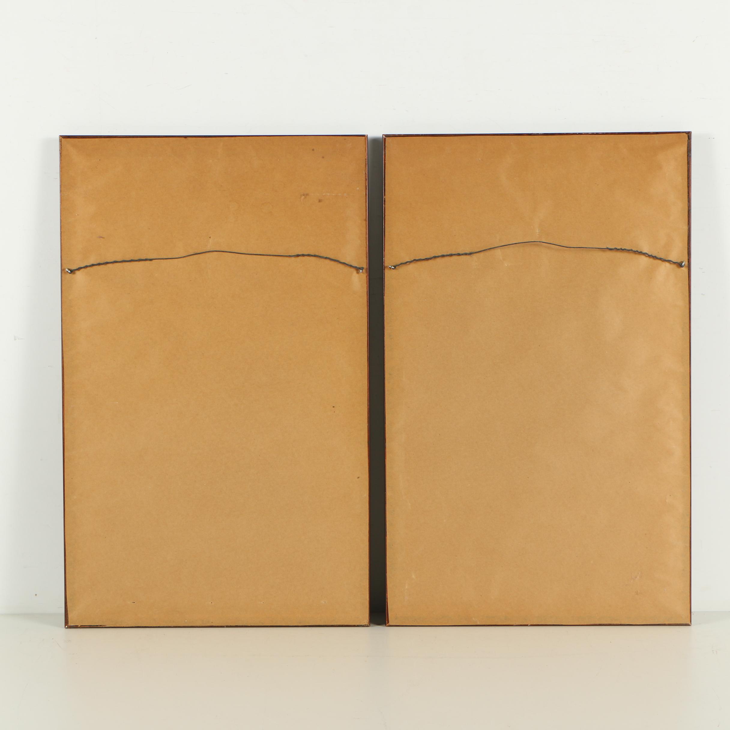 Color Lithographic Prints of Vienna