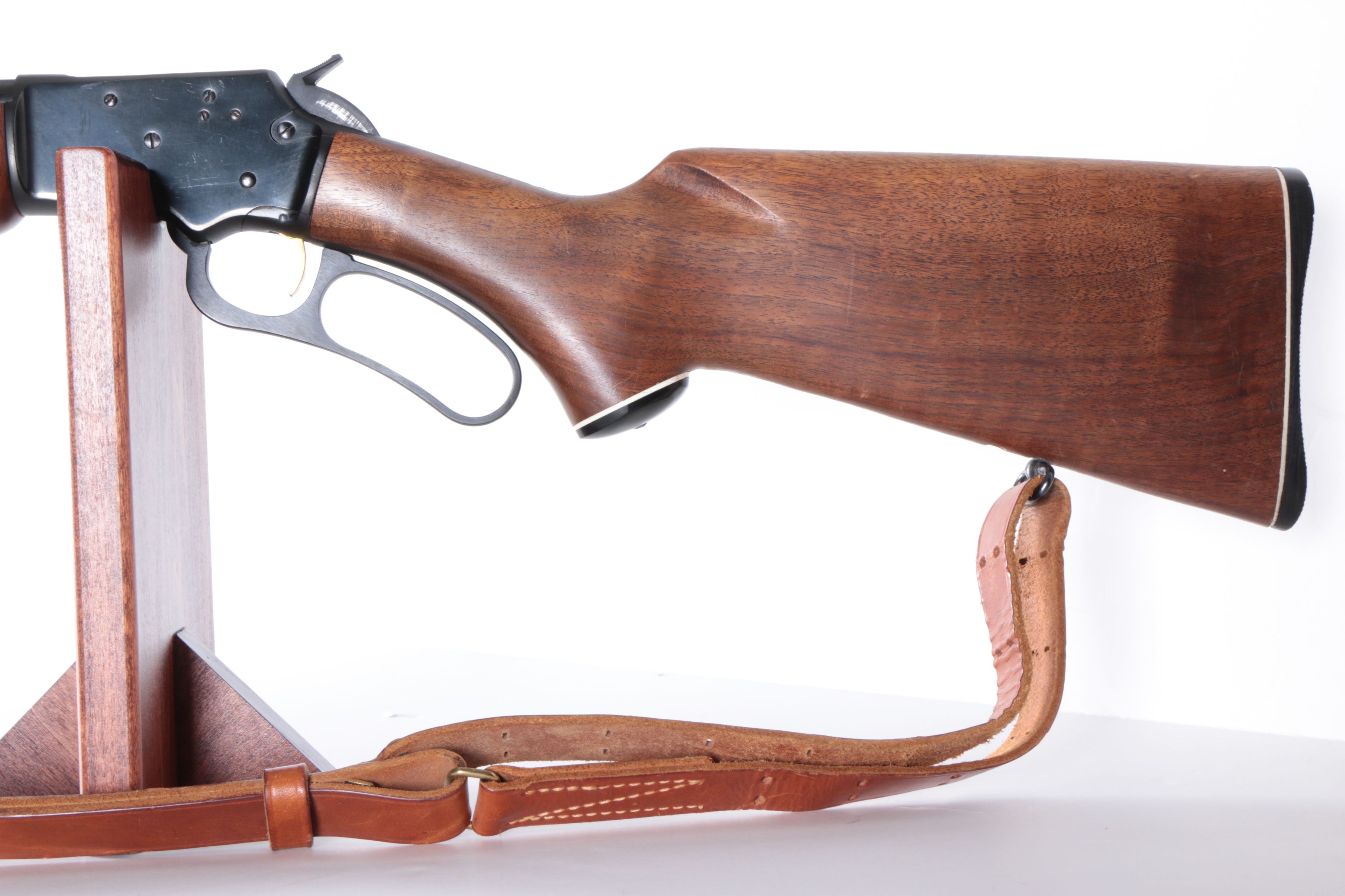 Marlin Model Golden 39A Lever Action .22 LR Rifle With Leather Sling
