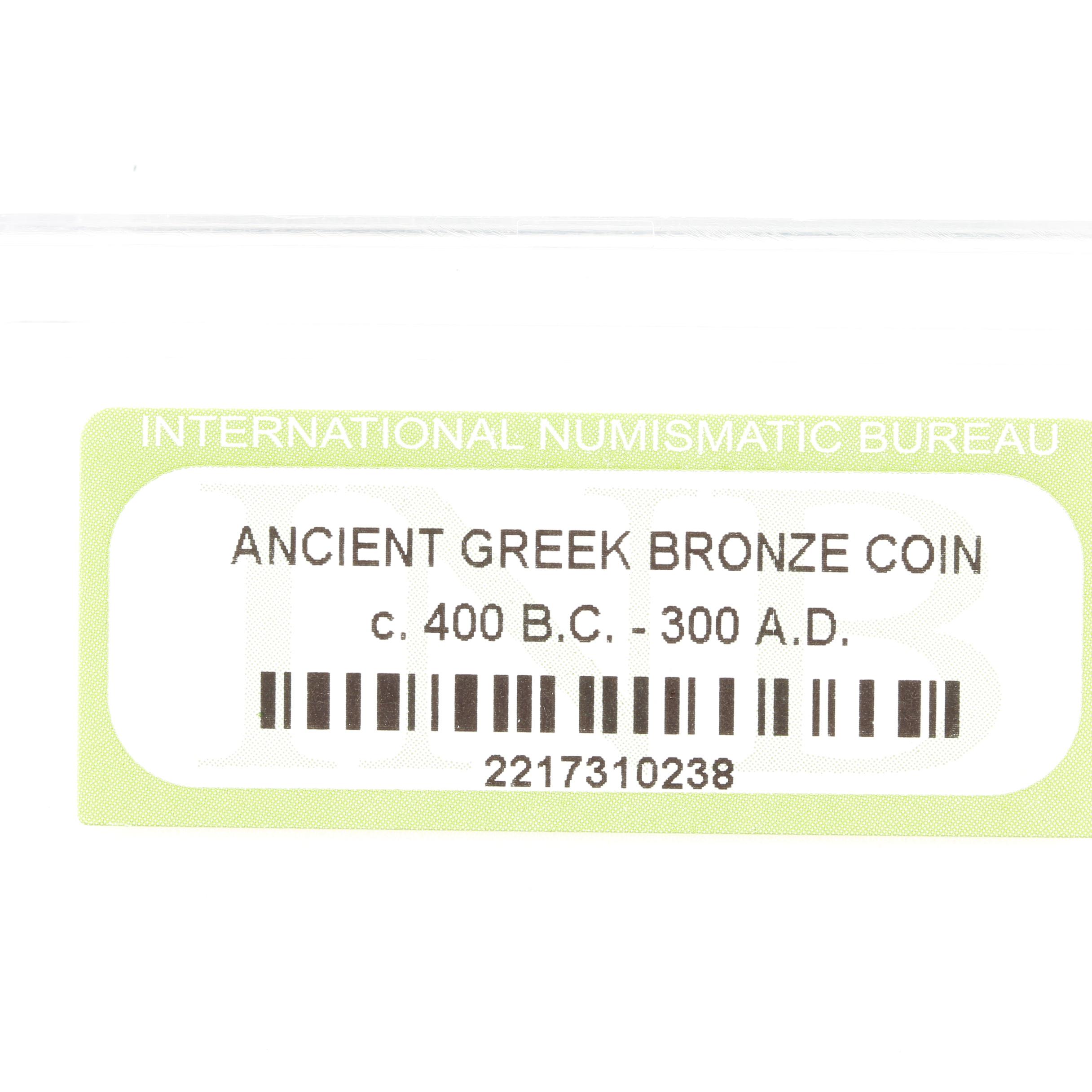 Ten Ancient Greek Bronze Coins