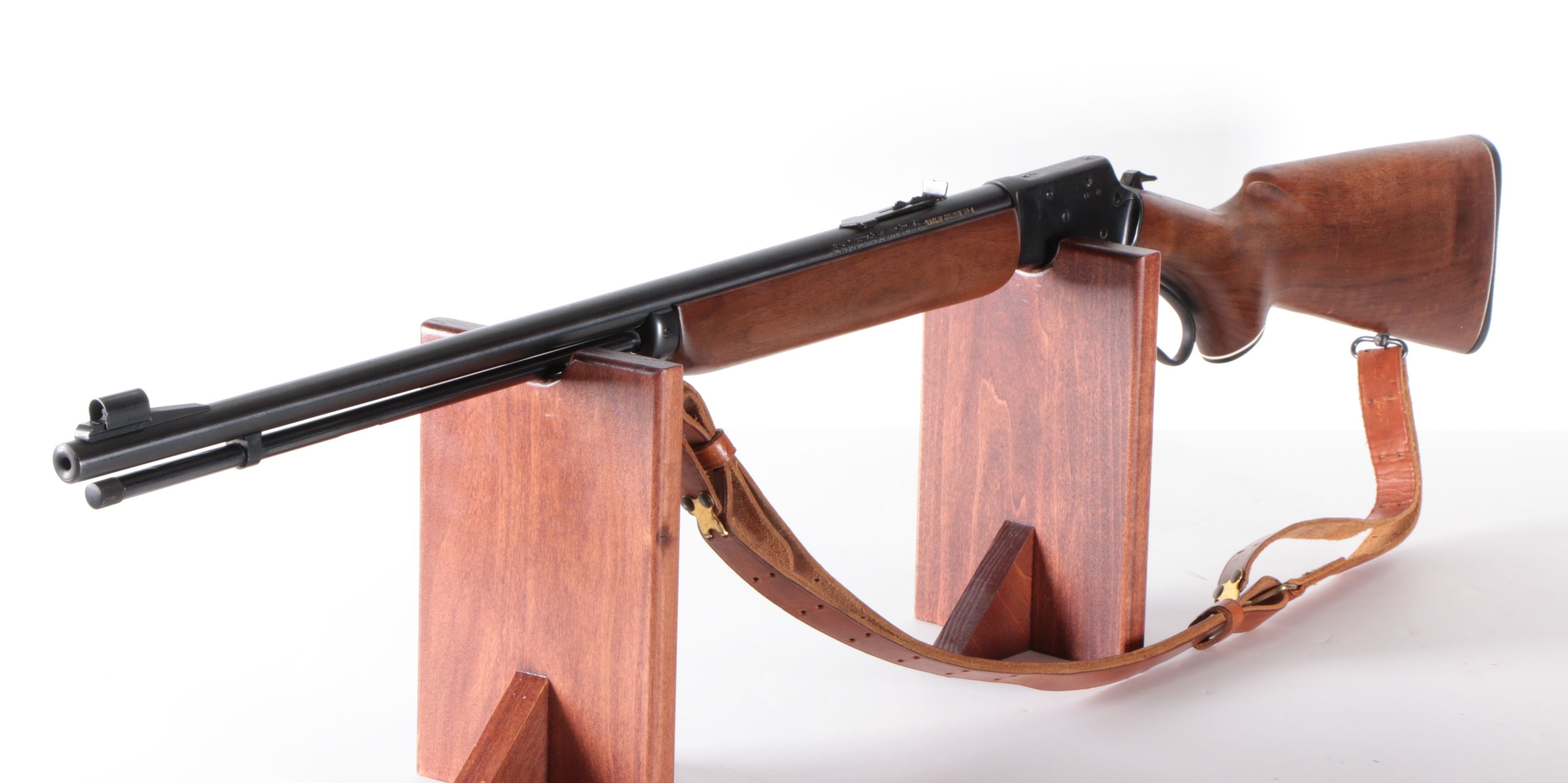 Marlin Model Golden 39A Lever Action .22 LR Rifle With Leather Sling