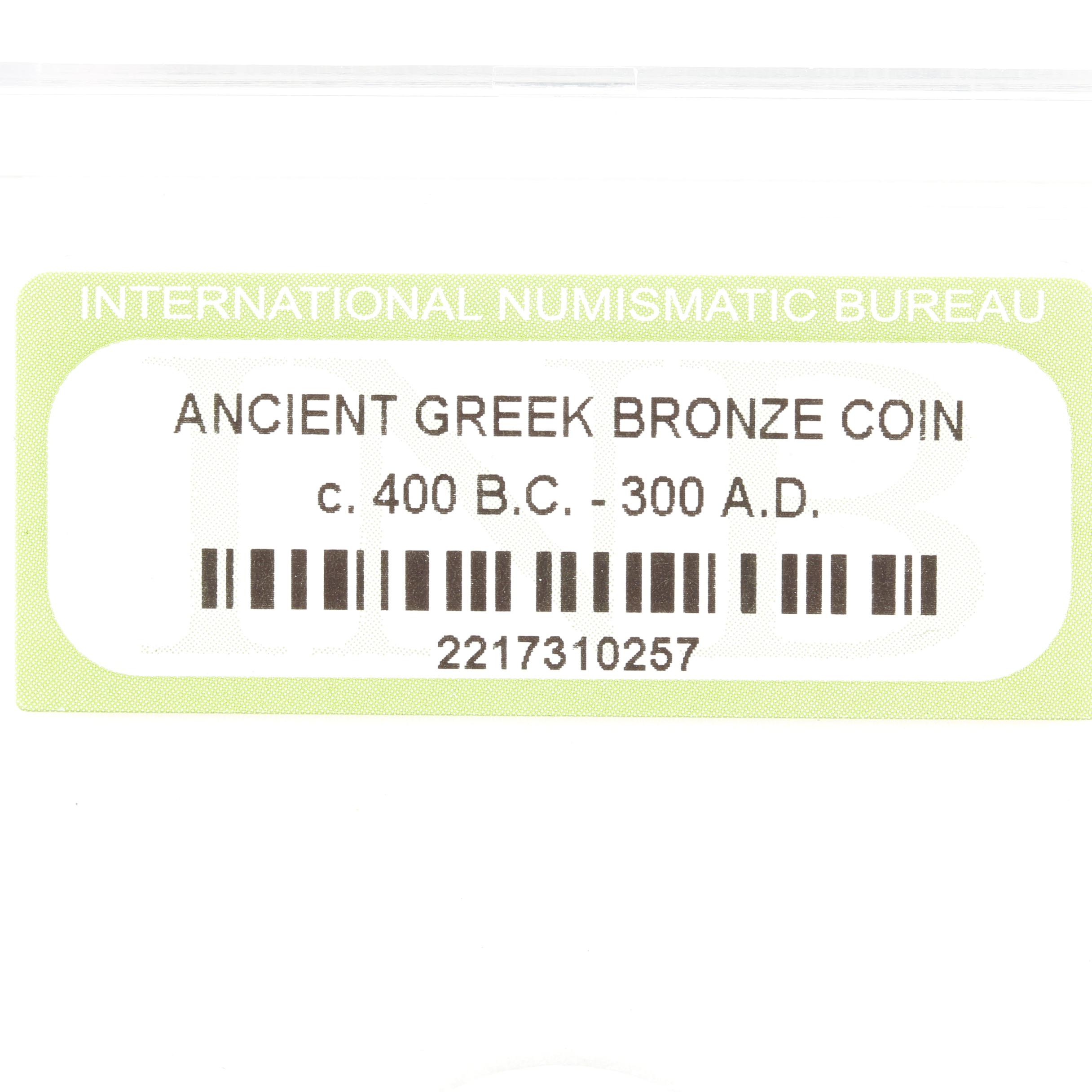 Ten Ancient Greek Bronze Coins