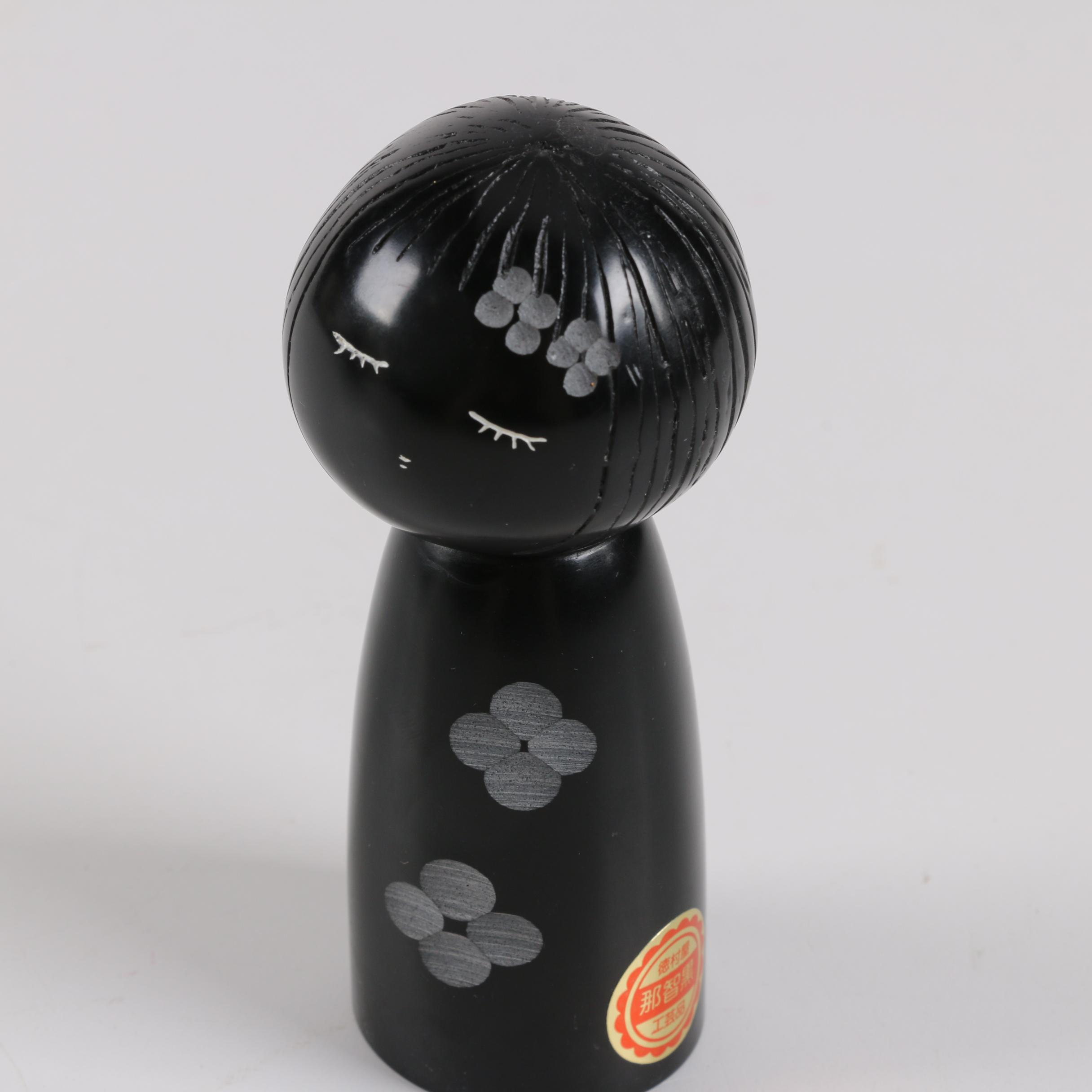 Contemporary Japanese Resin Kokeshi Doll