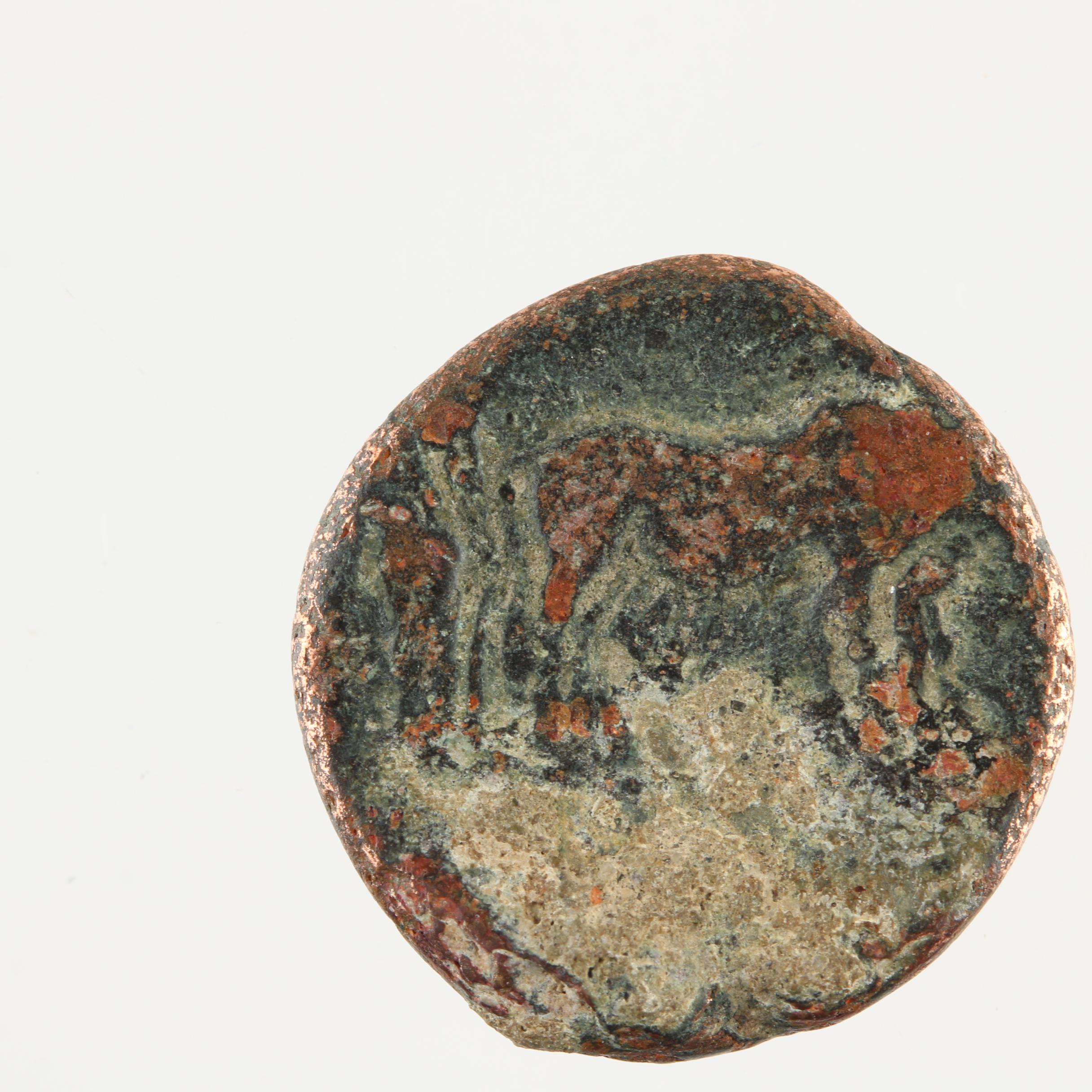 Ten Ancient Greek Bronze Coins