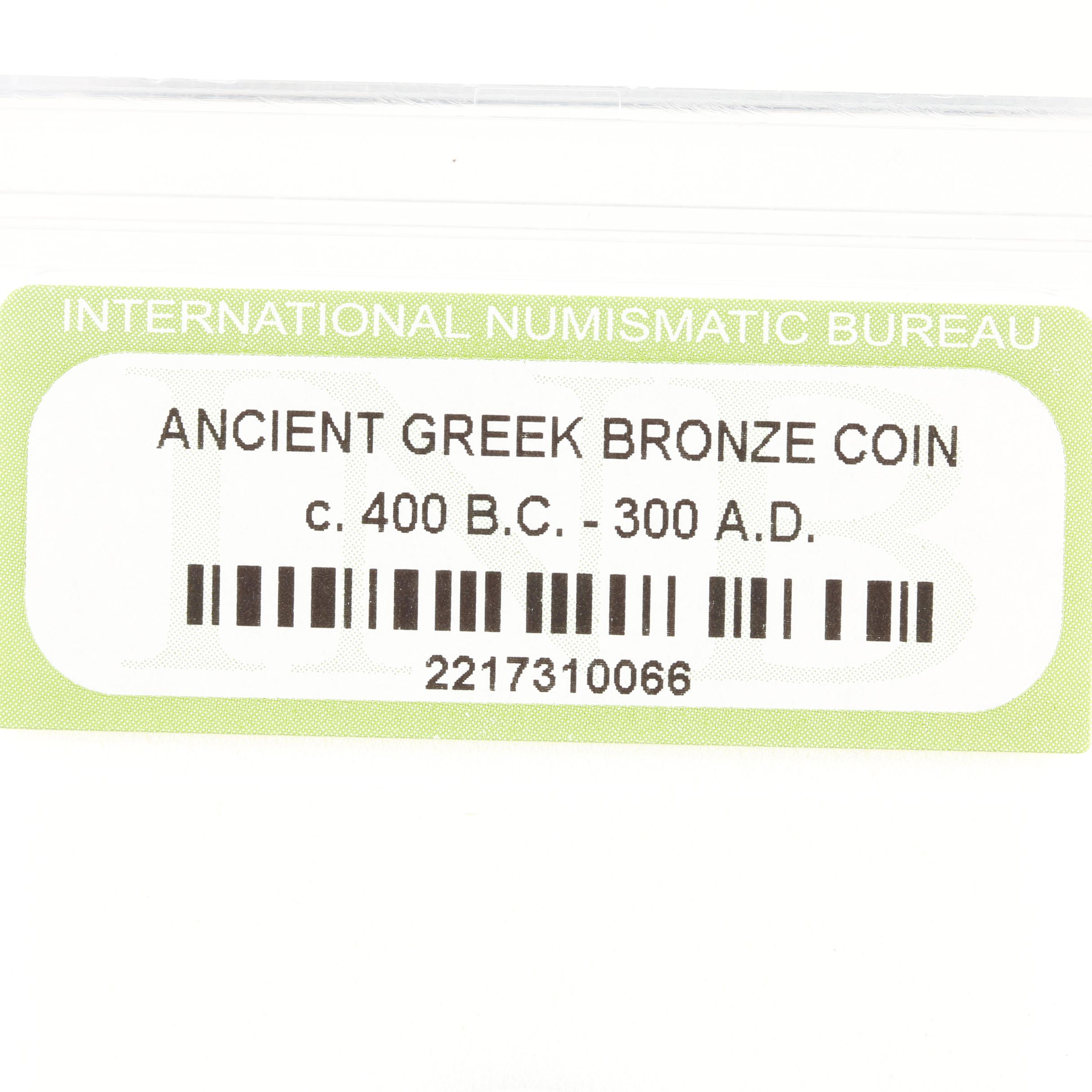 Ten Ancient Greek Bronze Coins