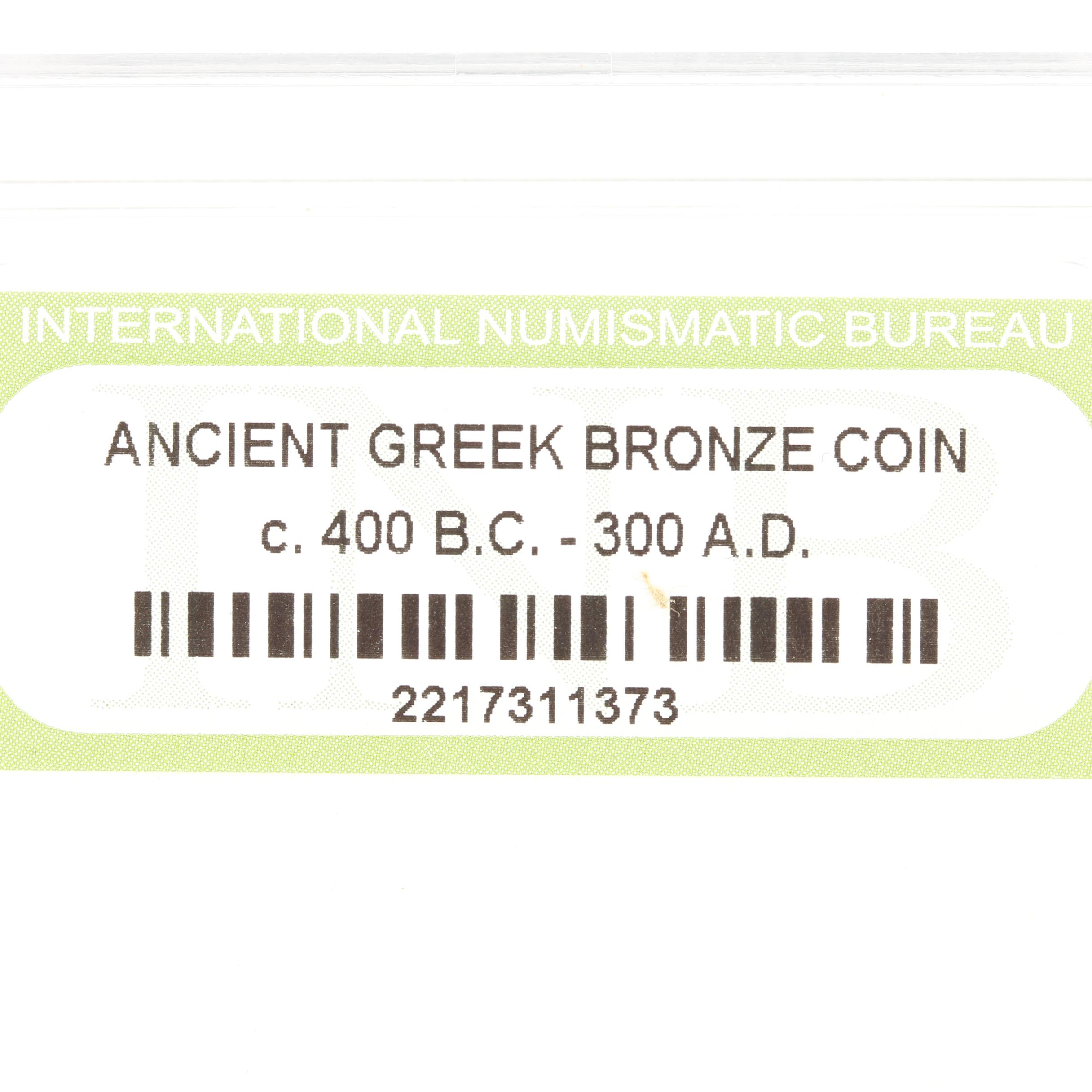 Ten Ancient Greek Bronze Coins