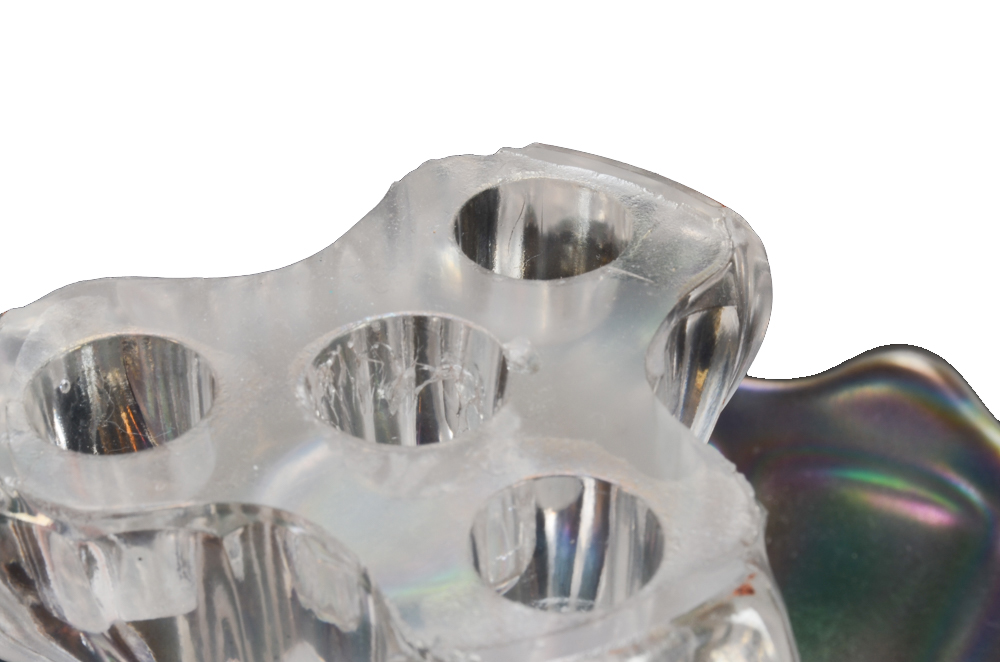 Vintage Northwood "Wide Panel" Four-Horn Carnival Glass Epergne