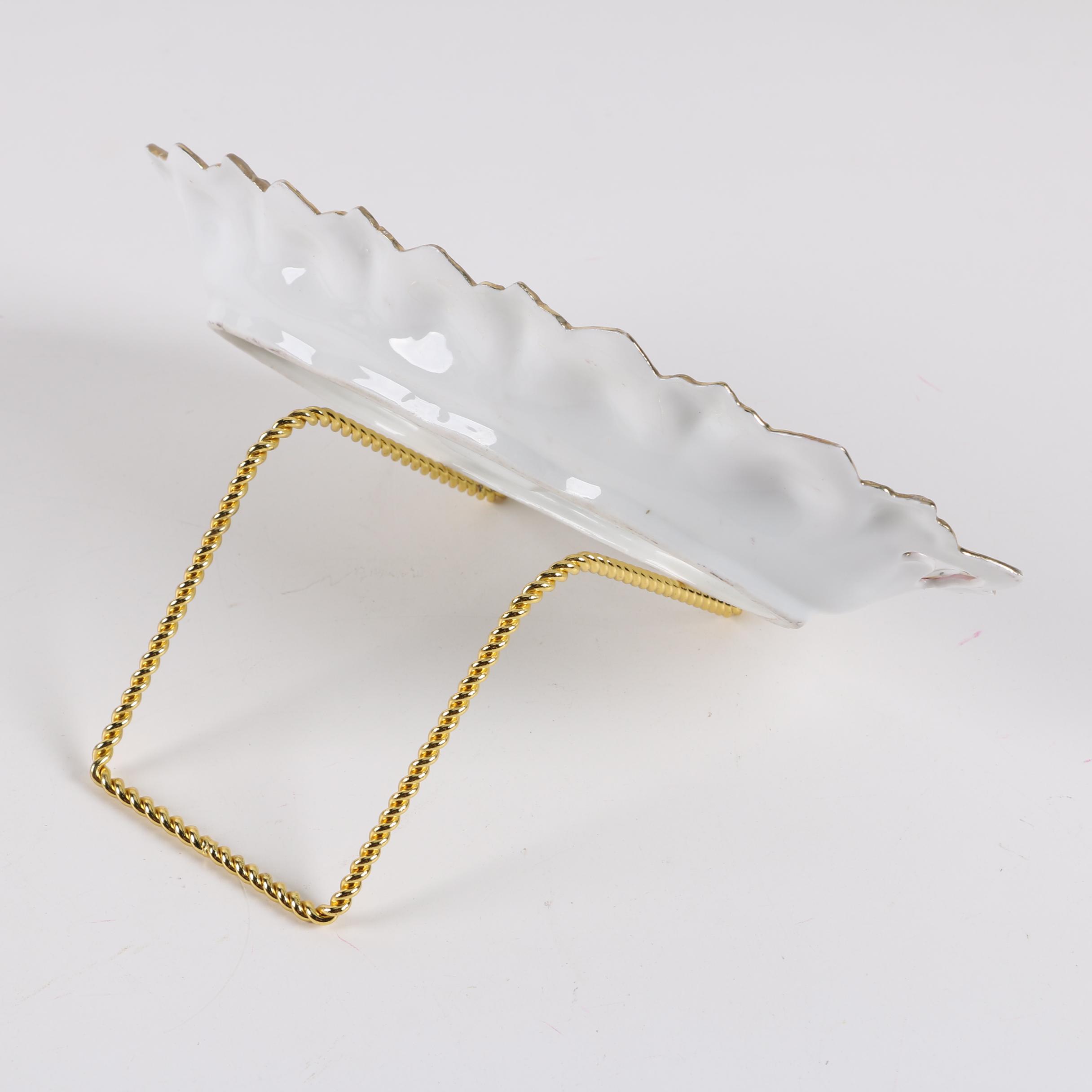 Vintage Moritz Zdekauer Hand-Painted Austrian Porcelain Bowls