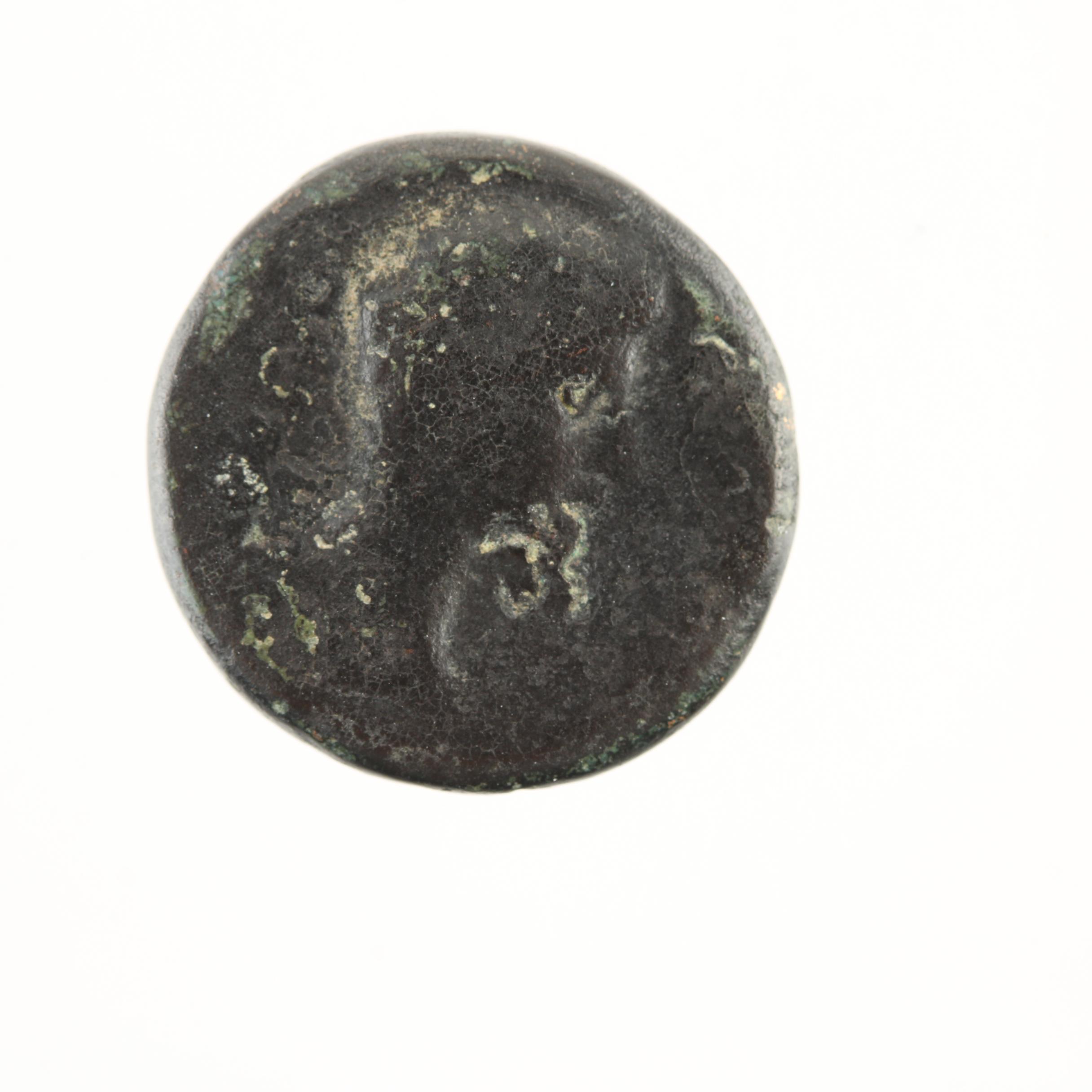 Ten Ancient Greek Bronze Coins