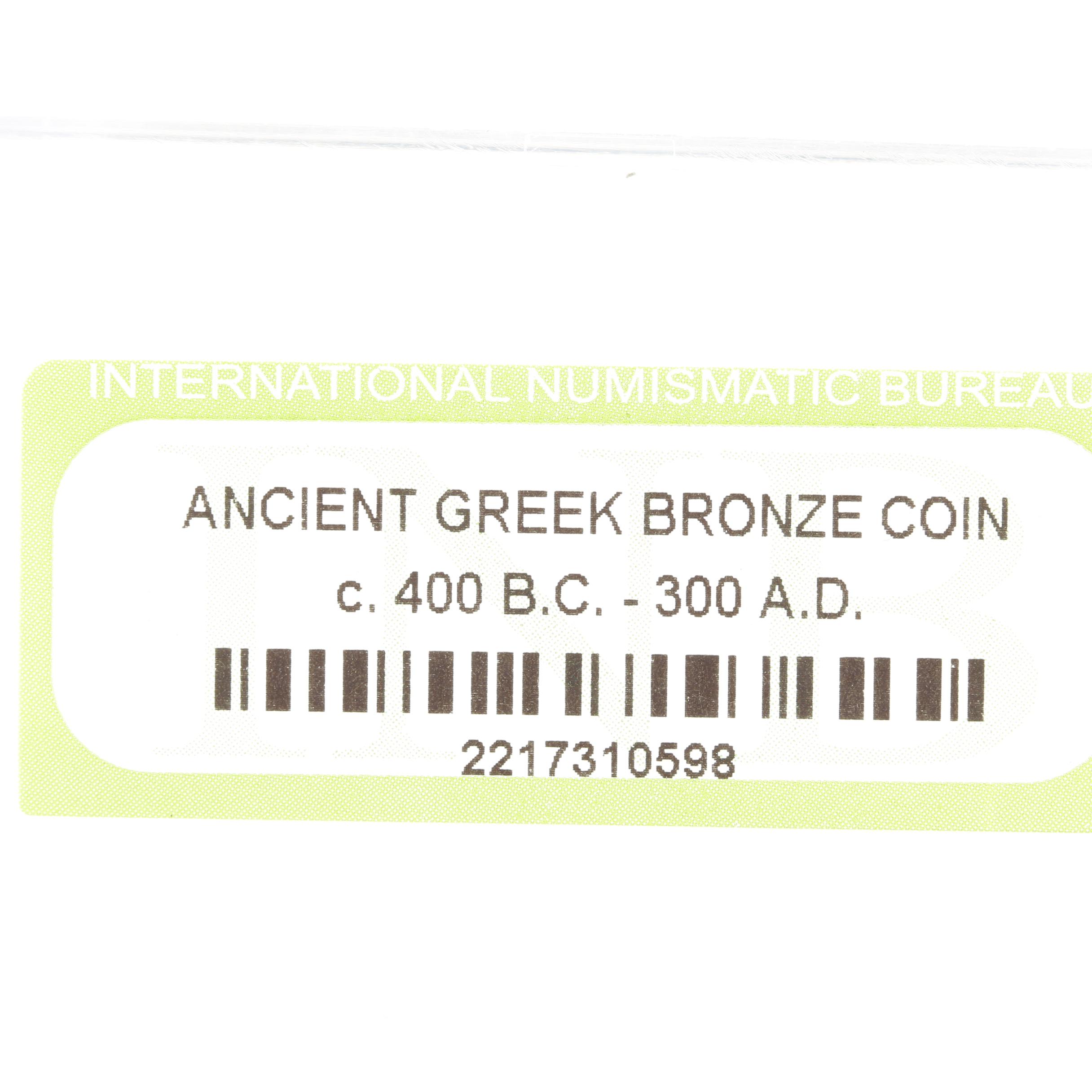 Ten Ancient Greek Bronze Coins