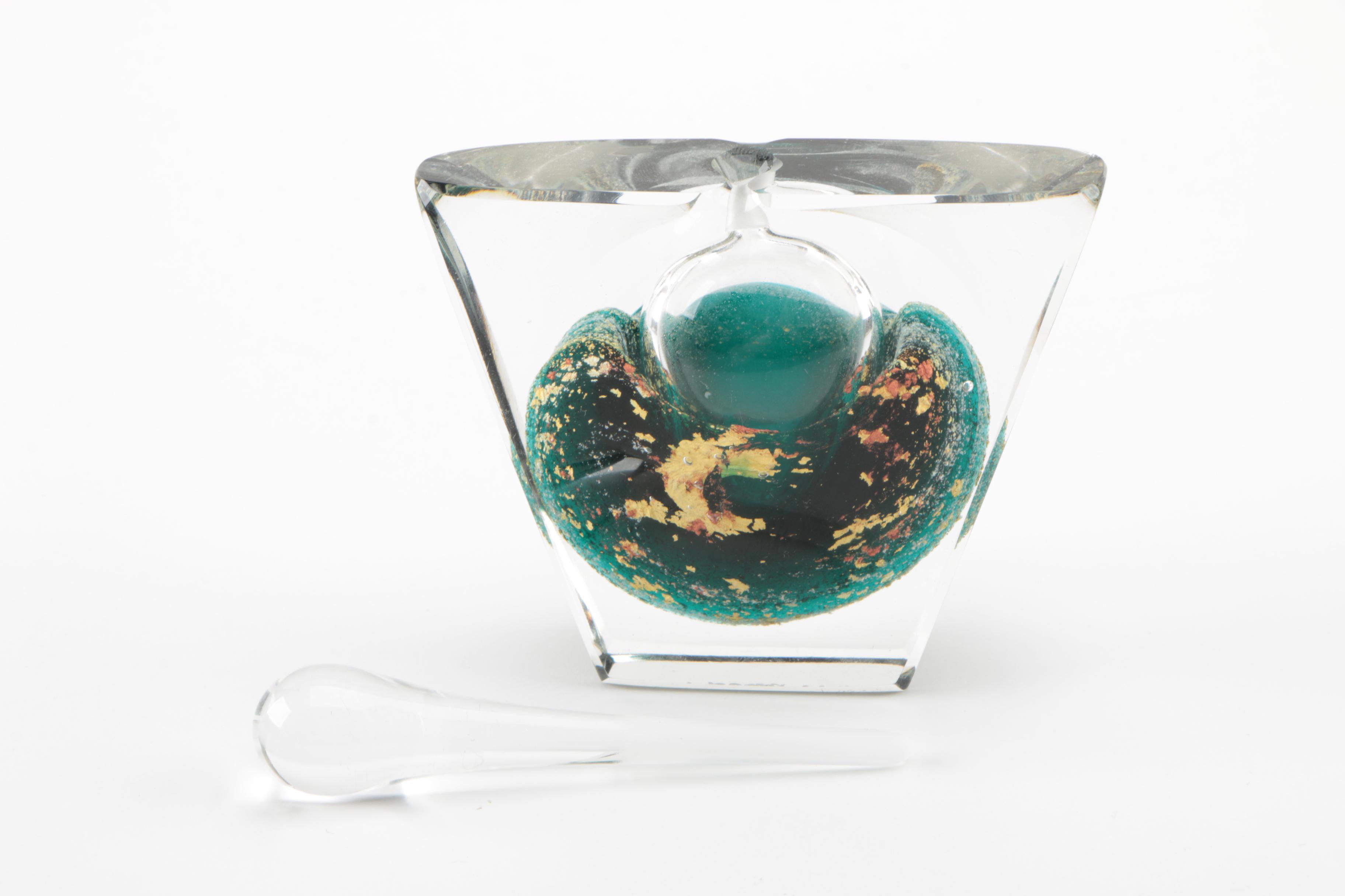 Nourot Art Glass Perfume Bottle