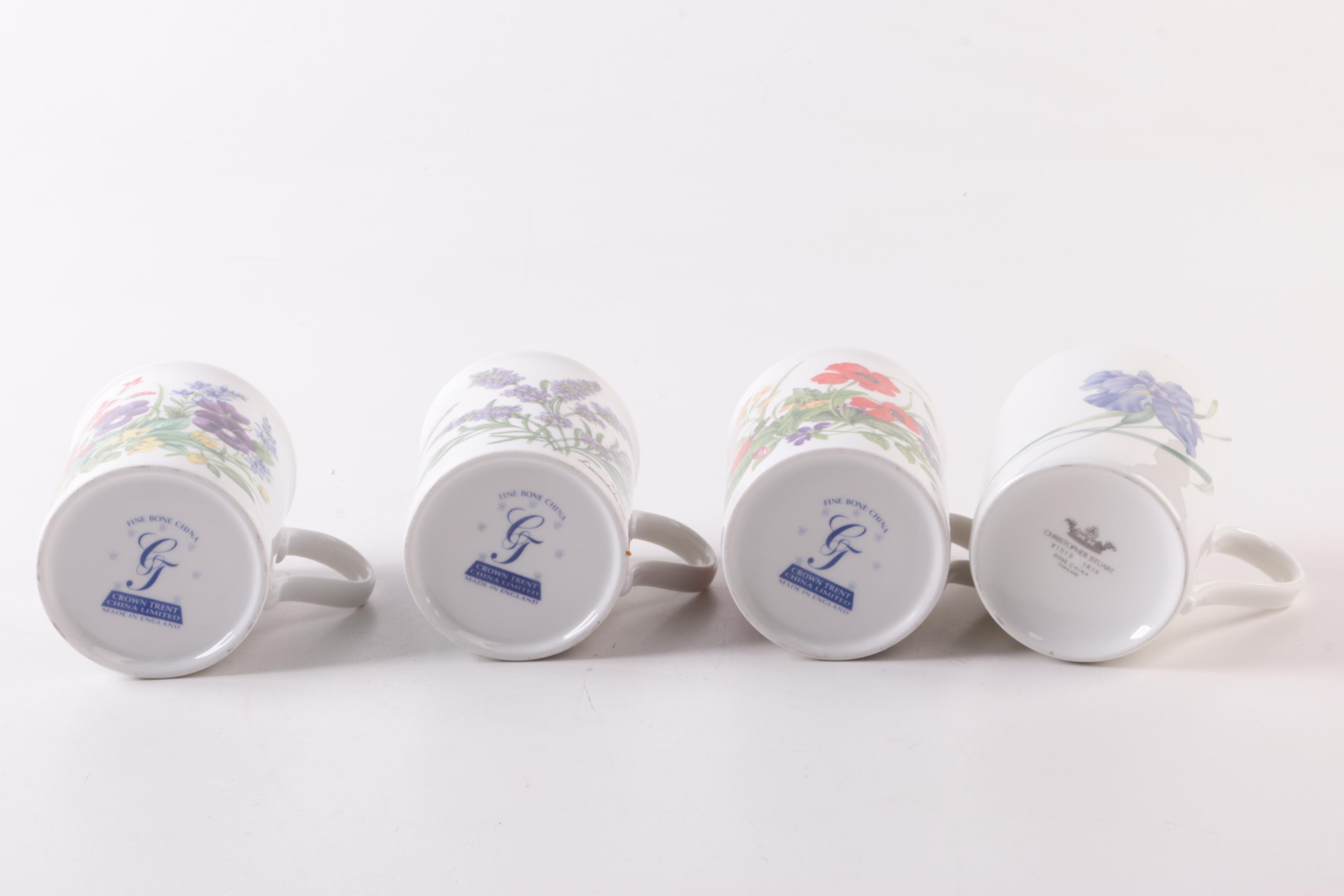 Crown Trent and Christopher Stuart Mugs