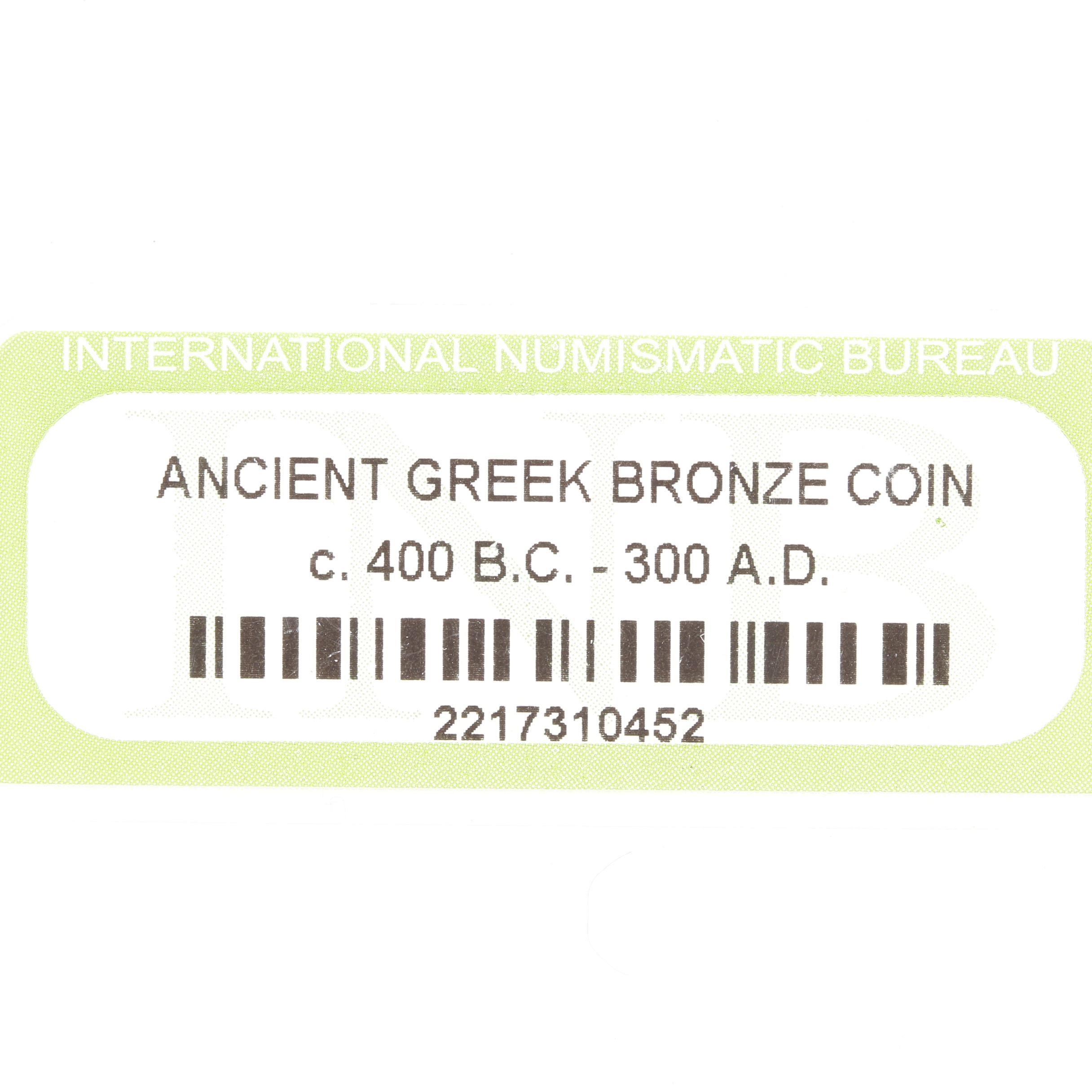 Ten Ancient Greek Bronze Coins