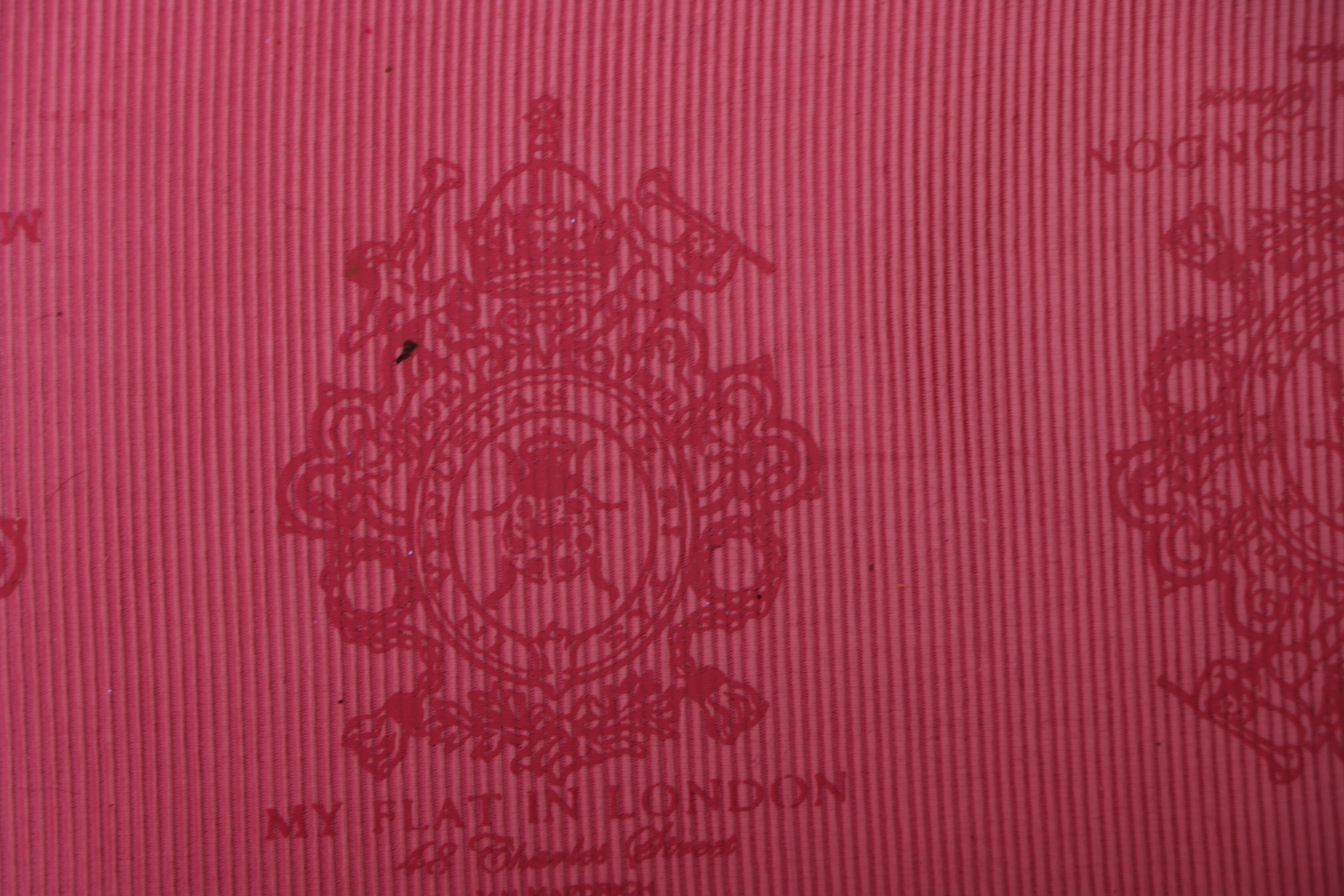 My Flat in London Pink Wool Handbag