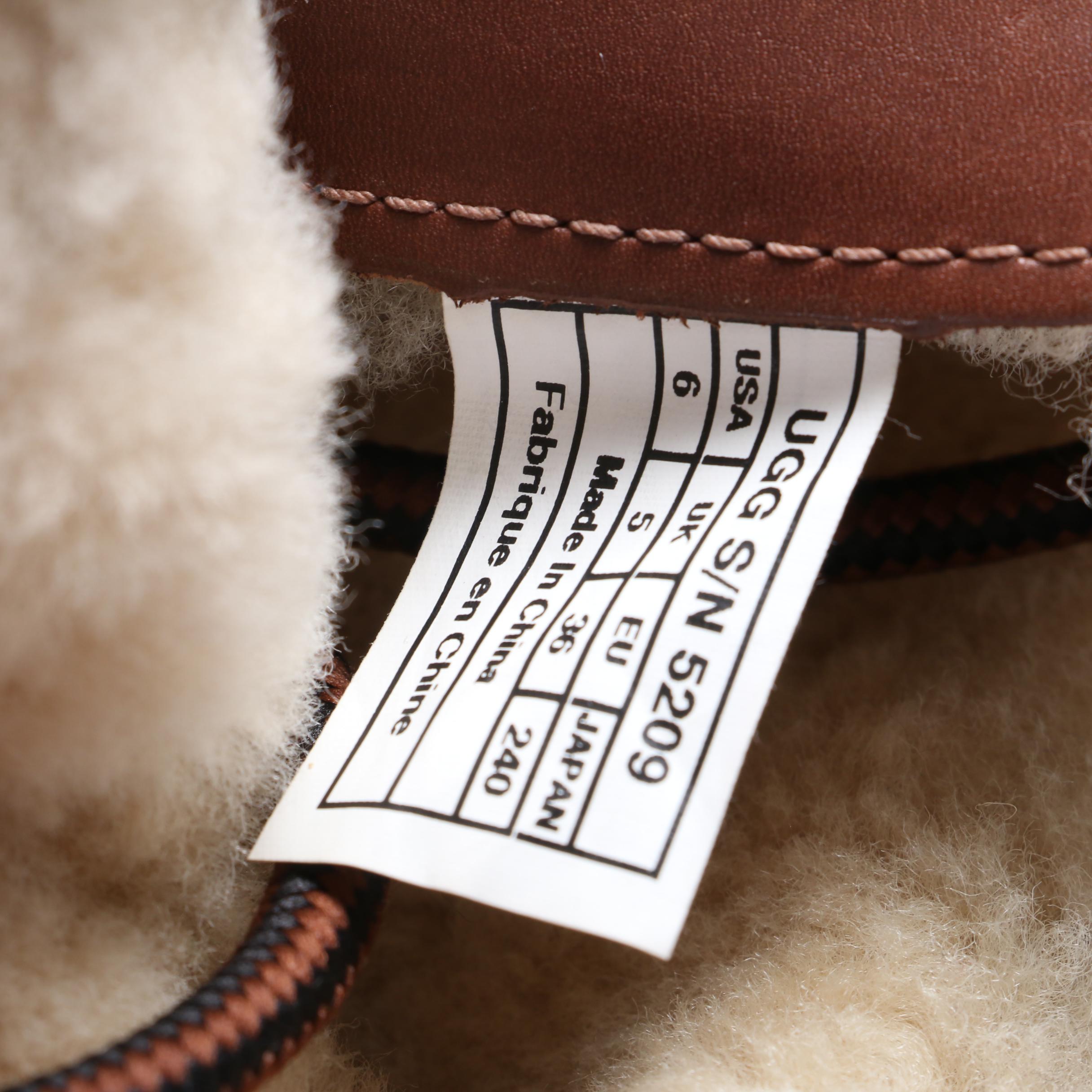 Women's UGG Australia Leather and Shearling Adirondack II Boots