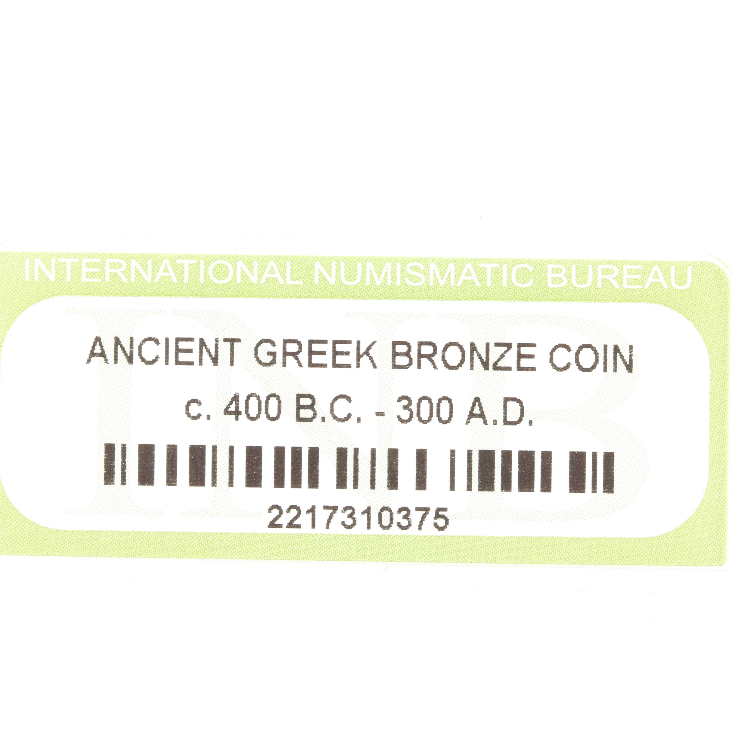 Ten Ancient Greek Bronze Coins
