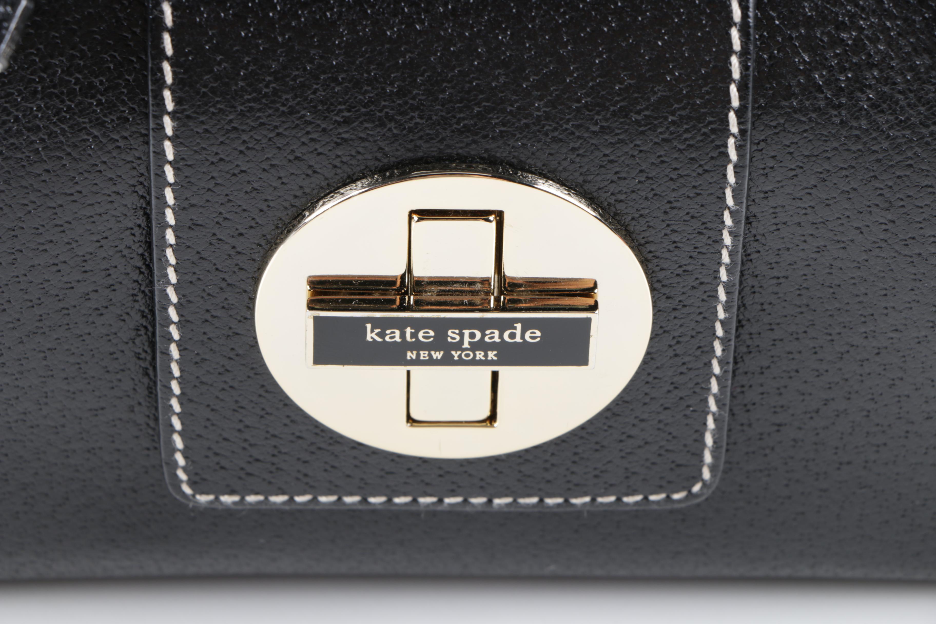 Kate Spade New York Black Leather Handbag