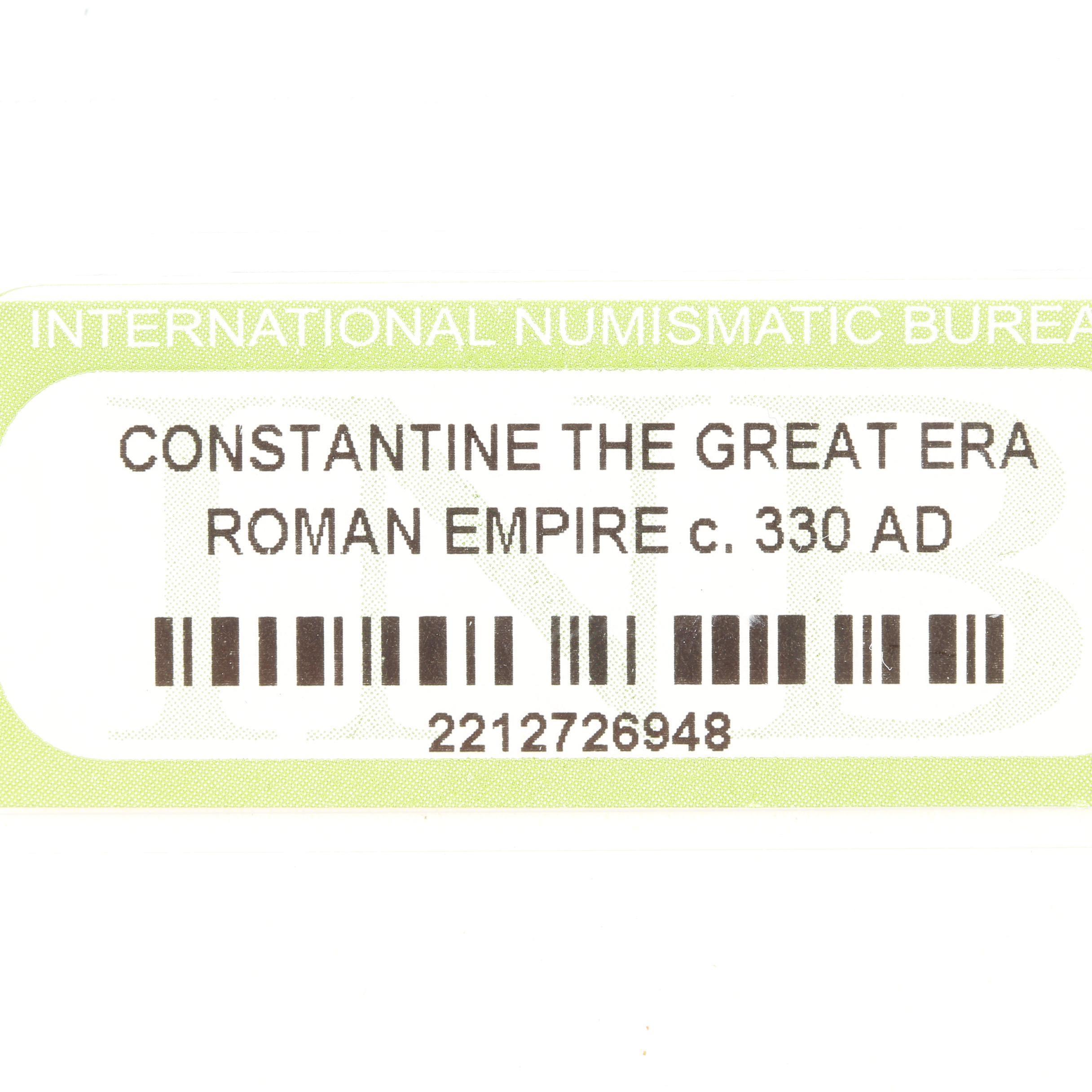 Ten Ancient Roman Imperial Bronze Coins from Constantine the Great's Era