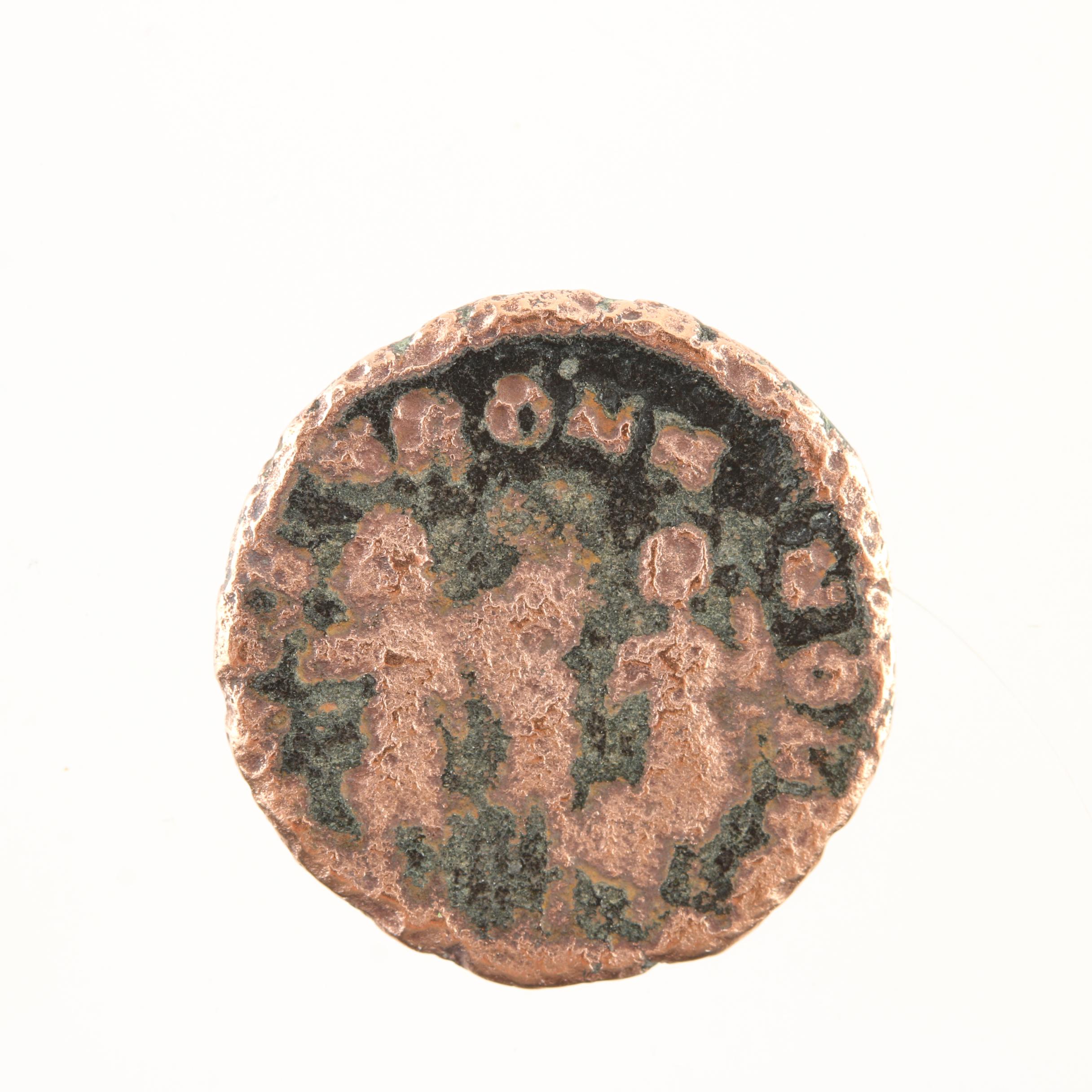 Ten Ancient Roman Imperial Bronze Coins from Constantine the Great's Era