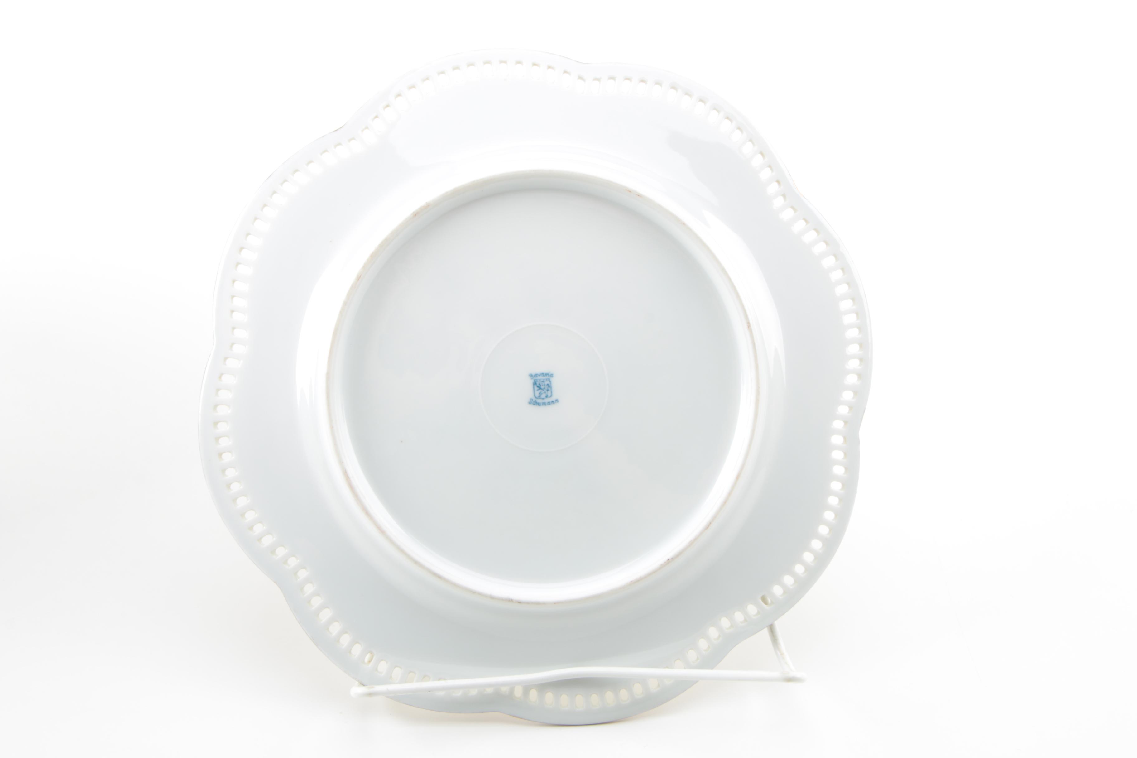 1918-29 Schumann Porcelain Salad Plates
