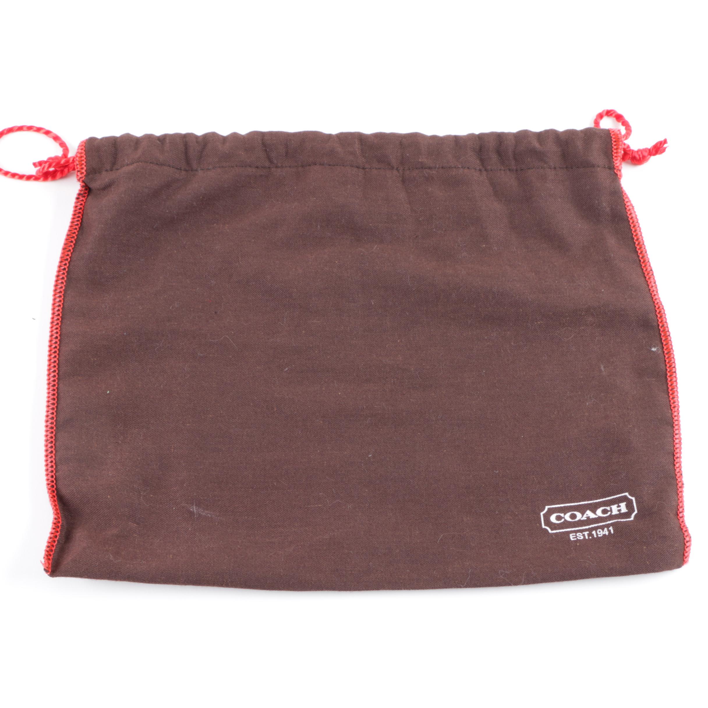 Coach Brown Signature Canvas and Leather Mini Handbag